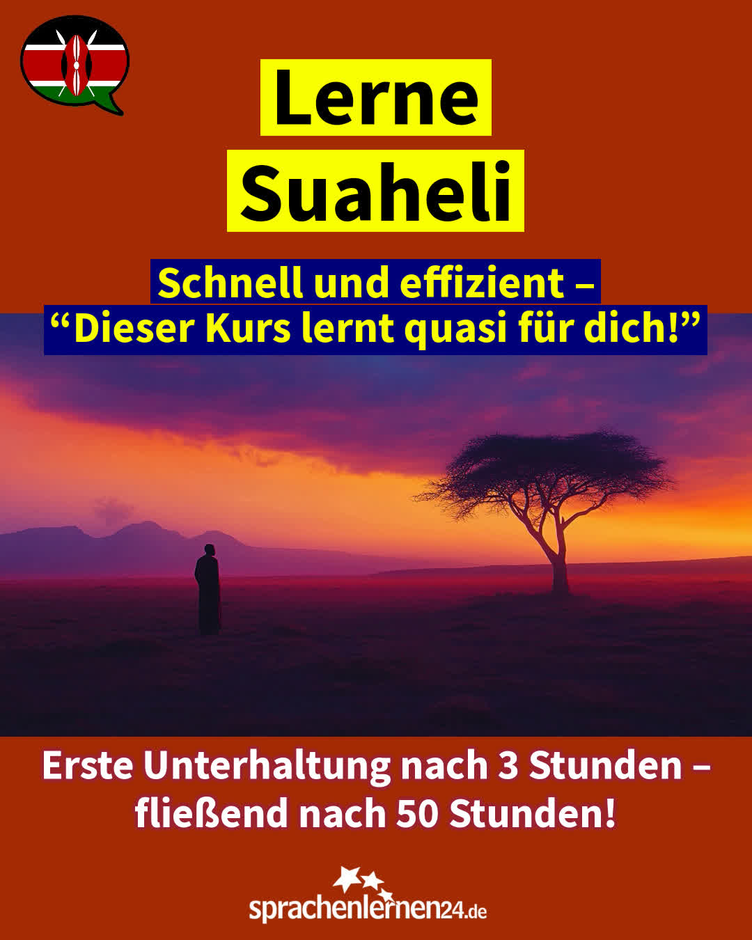 Sprachen lernen in 17 Minuten am Tag	 Facebook ad