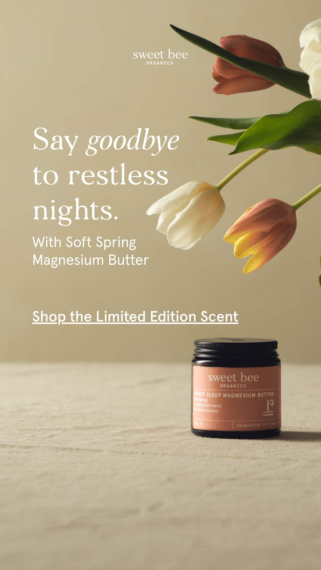 Sweet Bee Organics Facebook ad