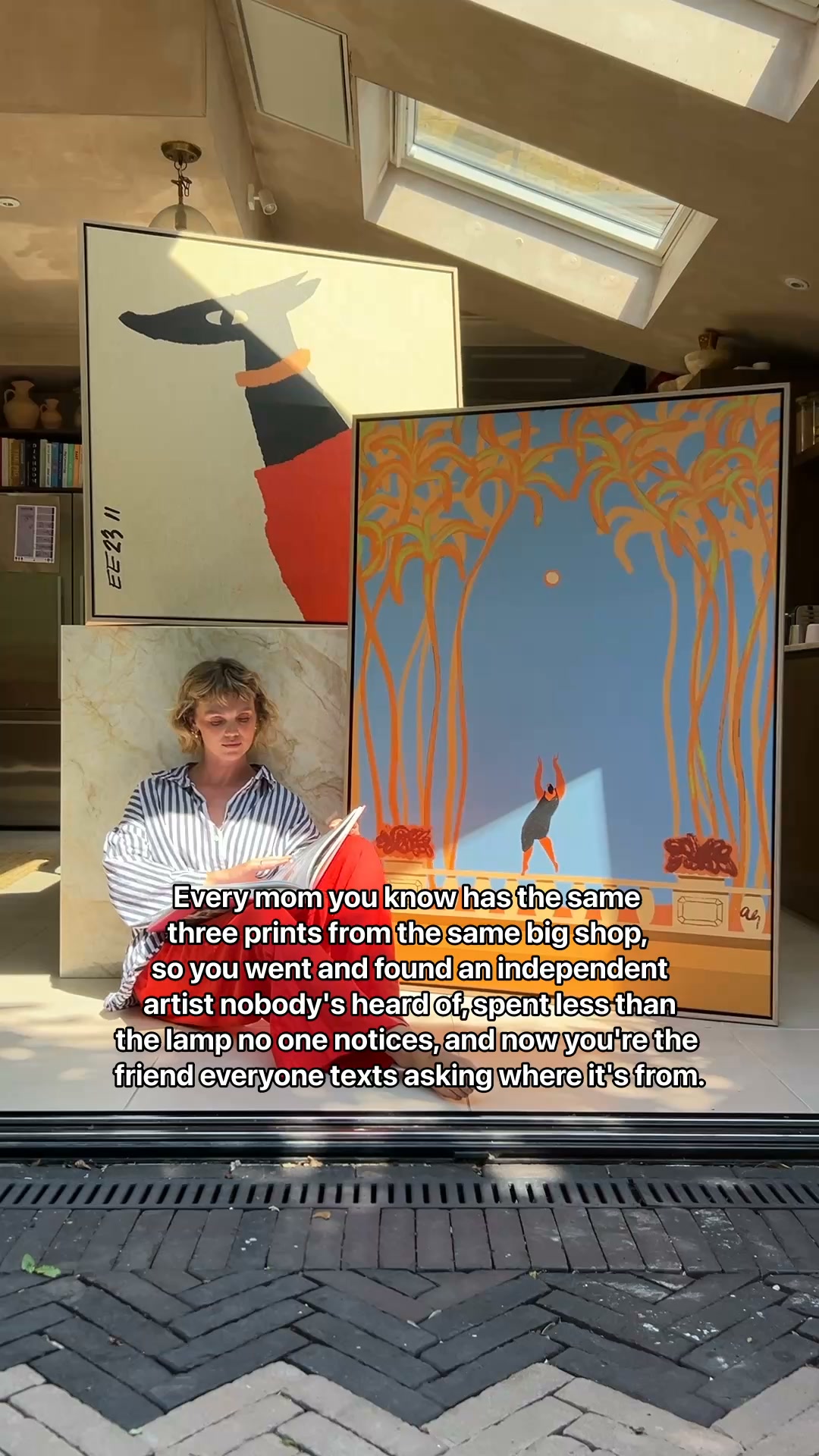 GoodMood Facebook ad: Discover art that transforms your space