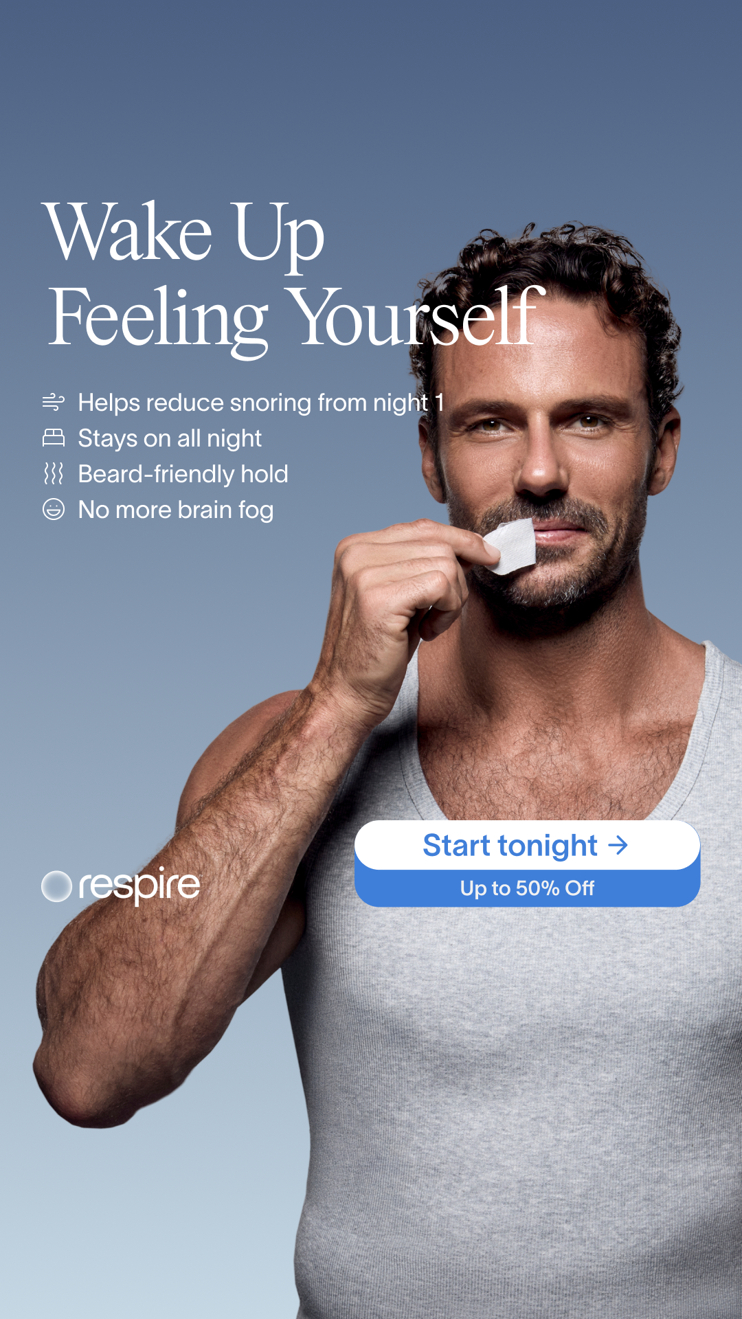 Try Respire Facebook ad