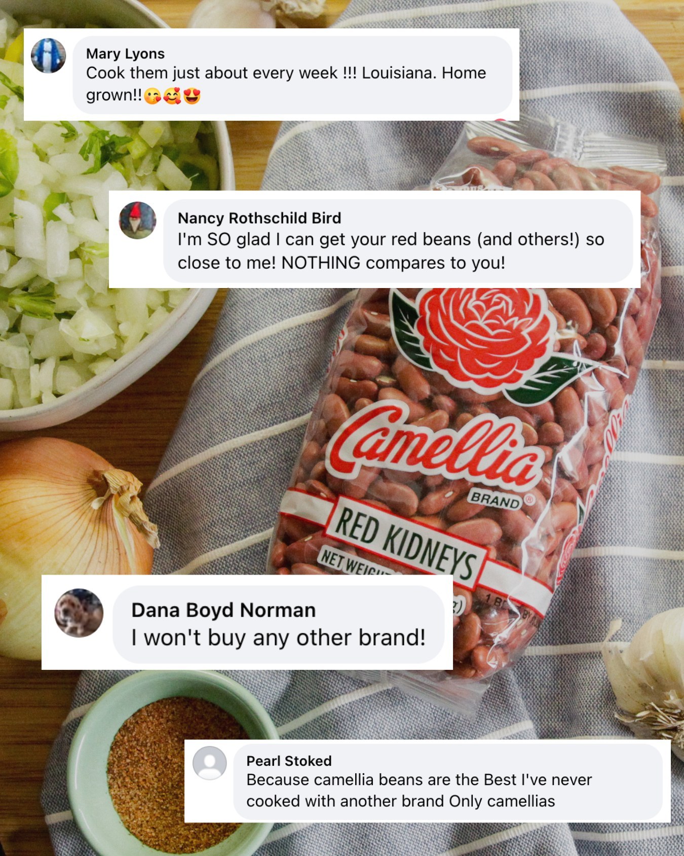 Camellia Beans Facebook ad