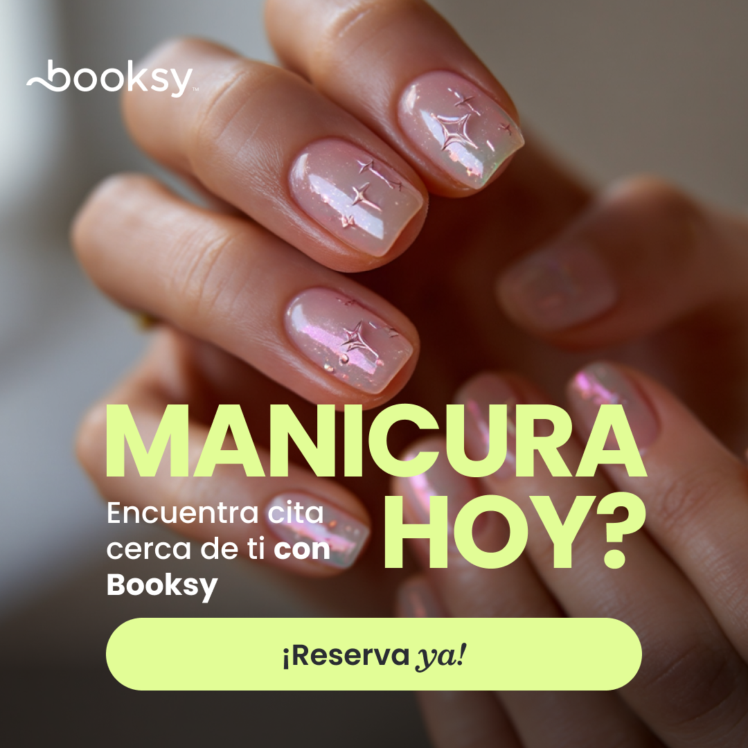 Booksy Spain Facebook ad: Cita de uñas para HOY