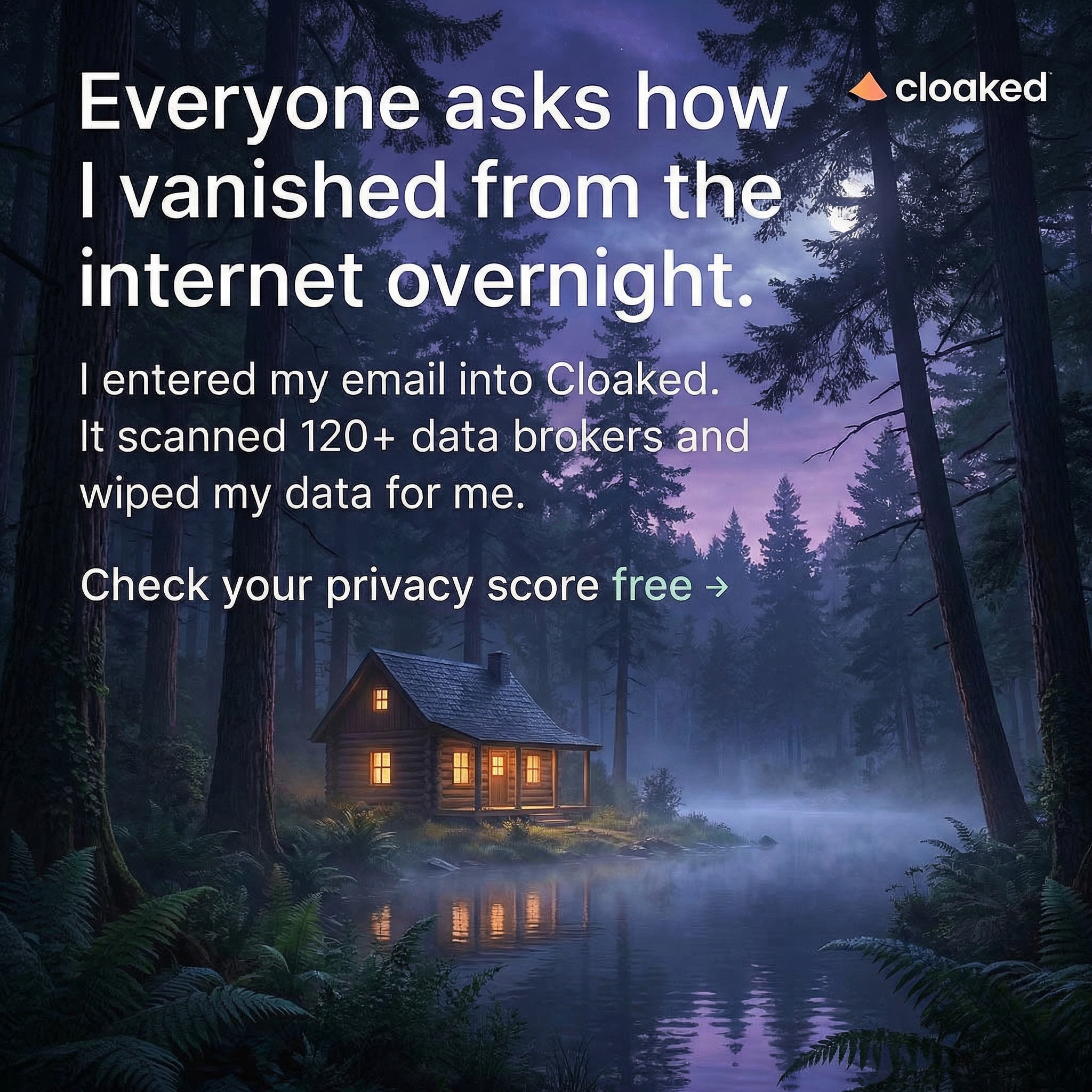 Cloaked Inc. Facebook ad