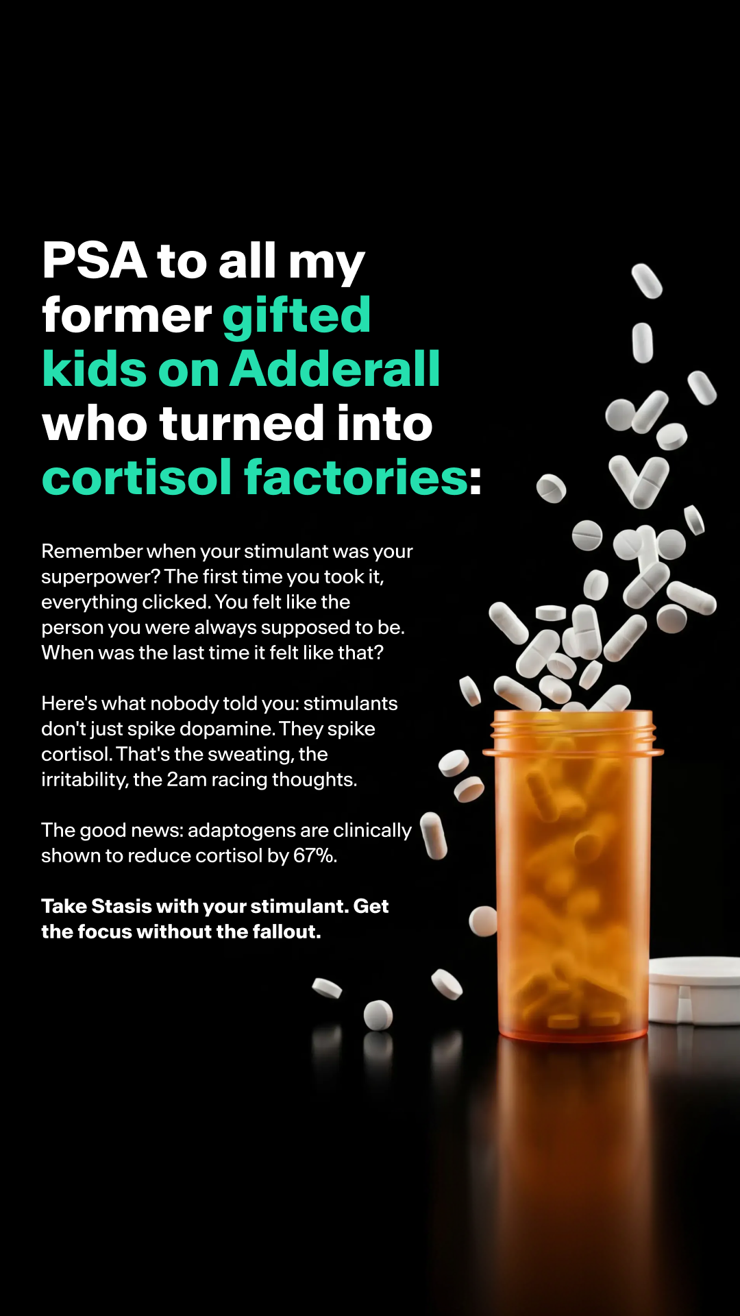 Stasis Facebook ad