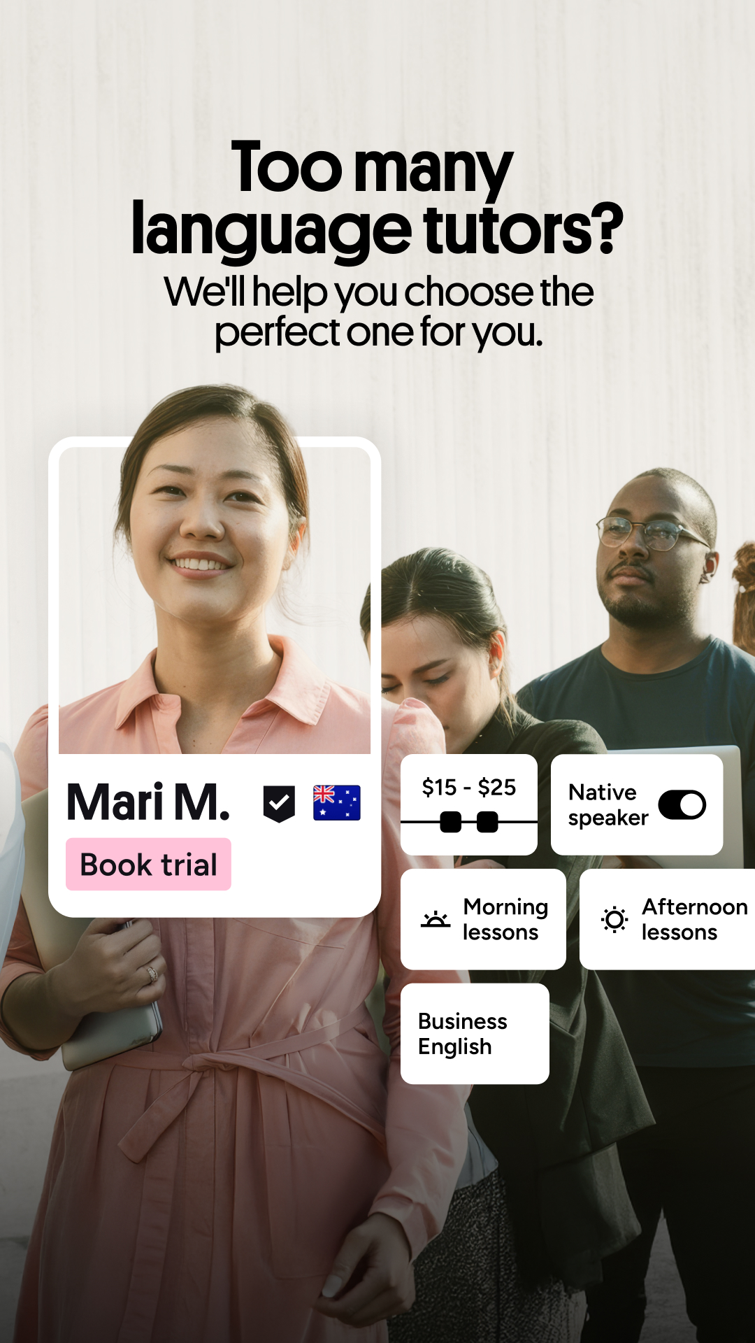 Preply Facebook ad