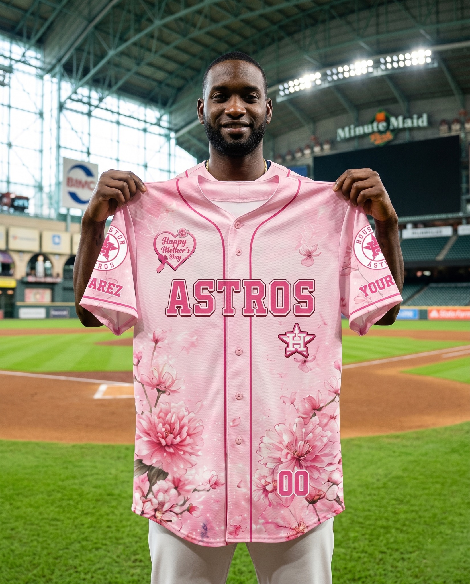 Perfect Gifts For Fan Facebook ad: Houston Astros Best Mom Ever Baseball Jersey, Mother’s Day…