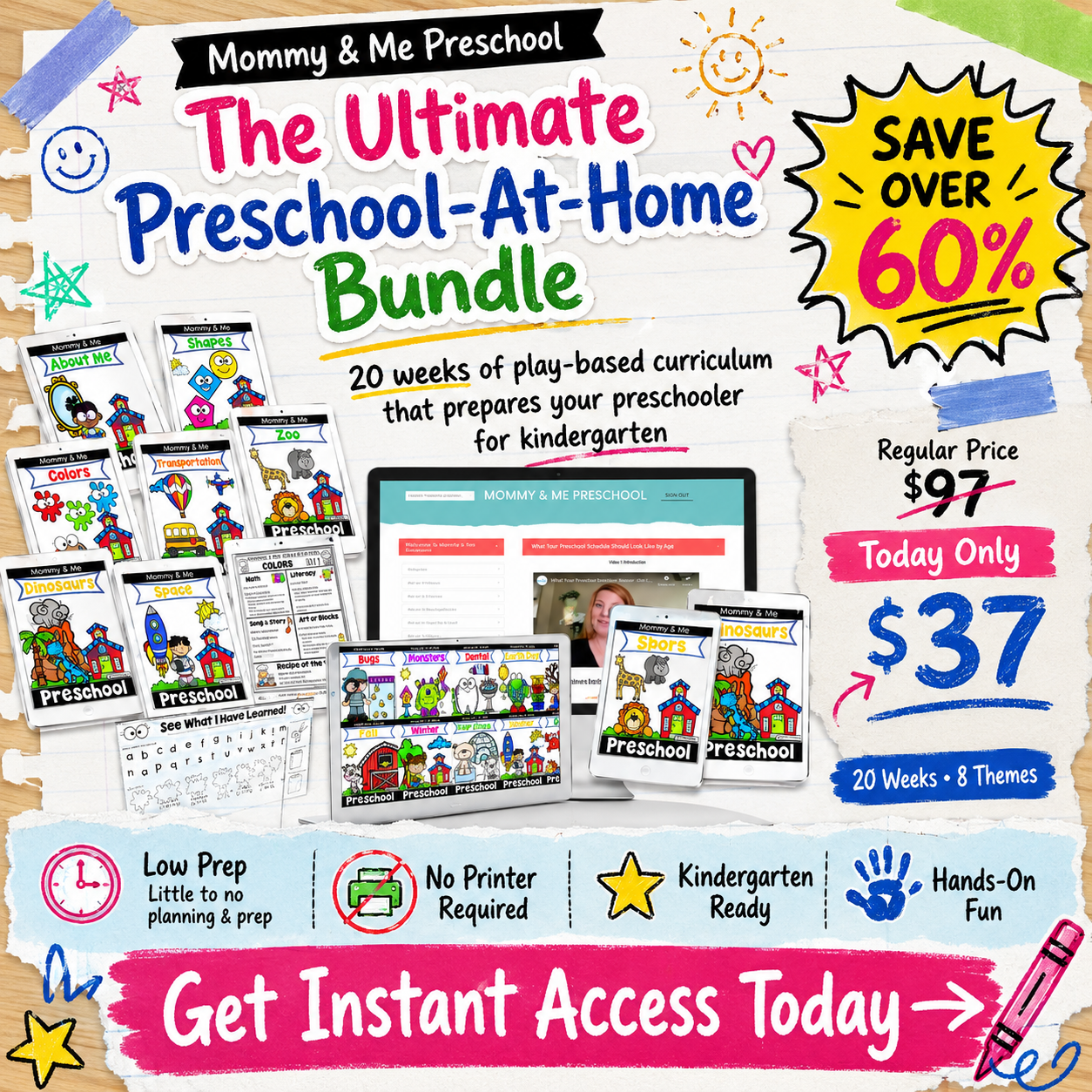 Planning Playtime - Learning Through Play Facebook ad