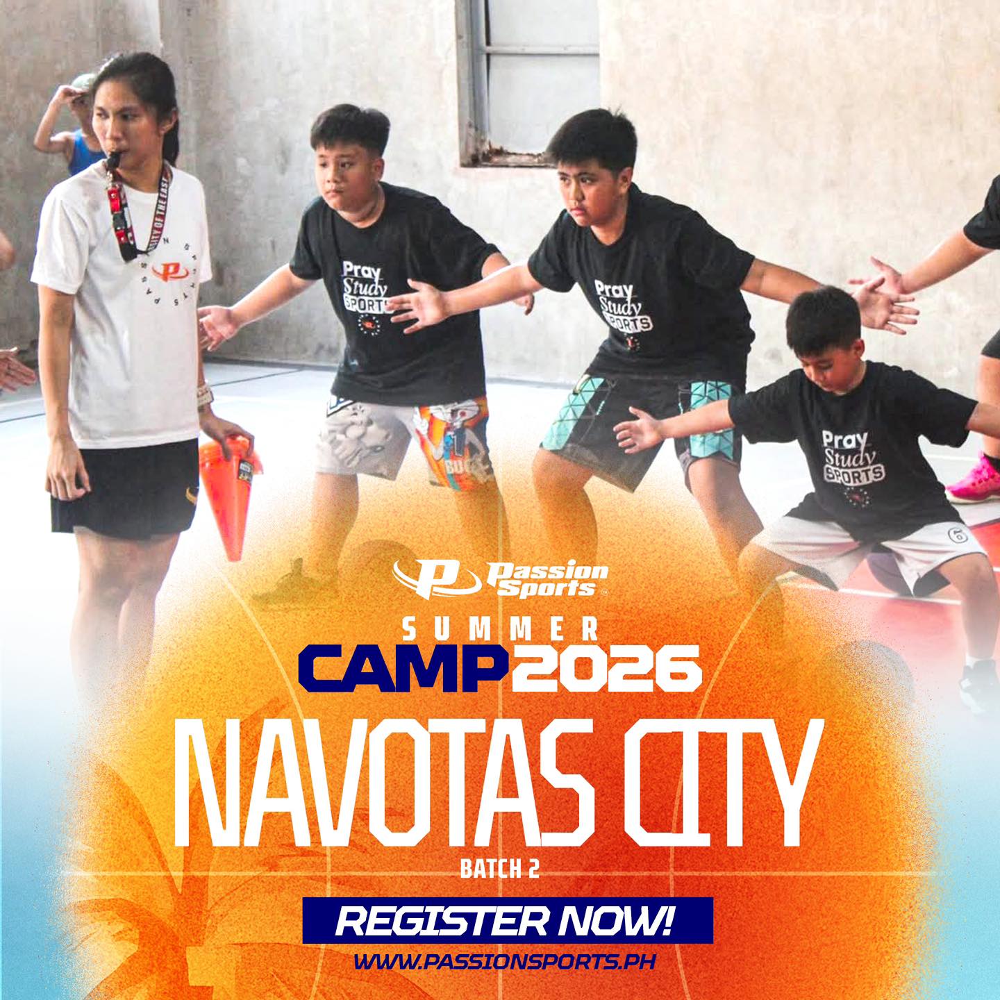Passion Sports Facebook ad: NAVOTAS CITY (Batch 2) Summer Basketball Camp 2026