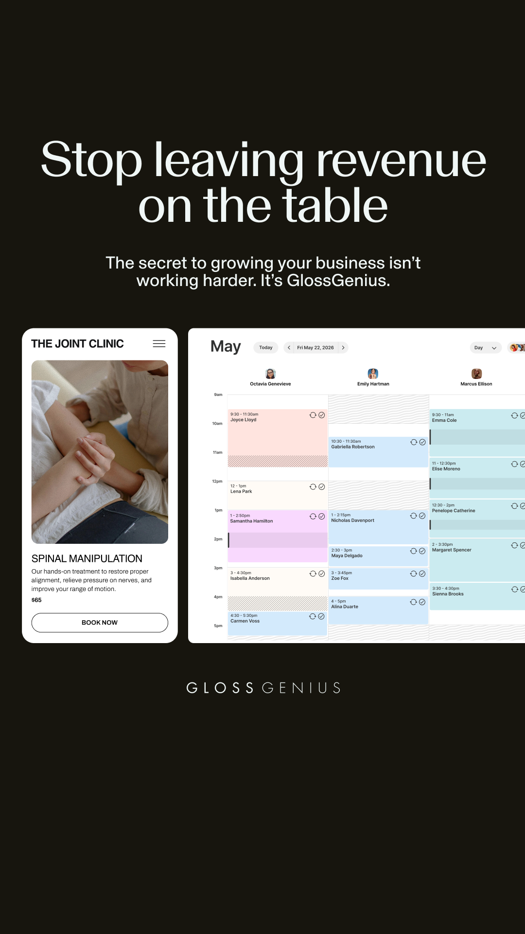 GlossGenius Facebook ad