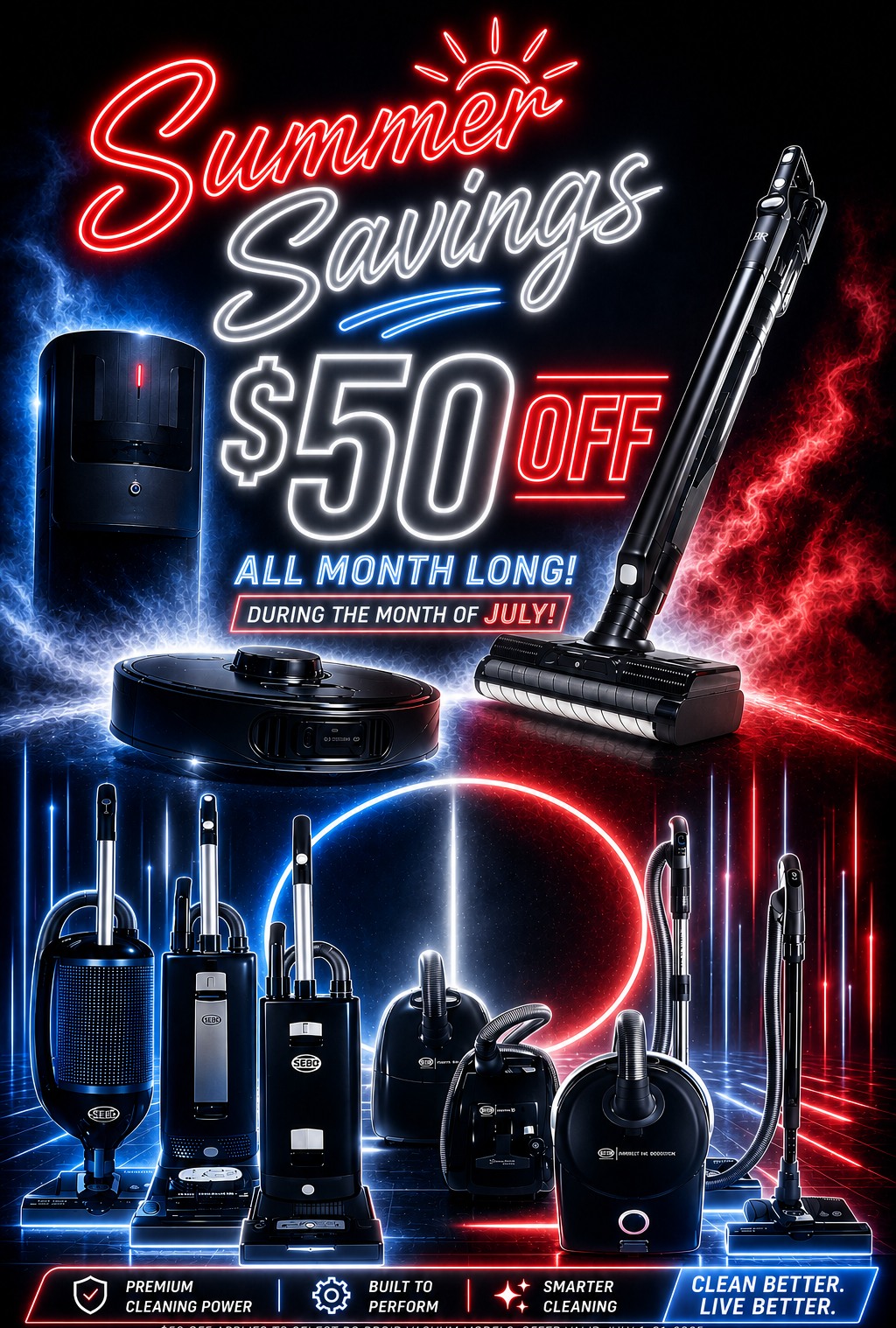 Cornerstone Vacuum Facebook ad