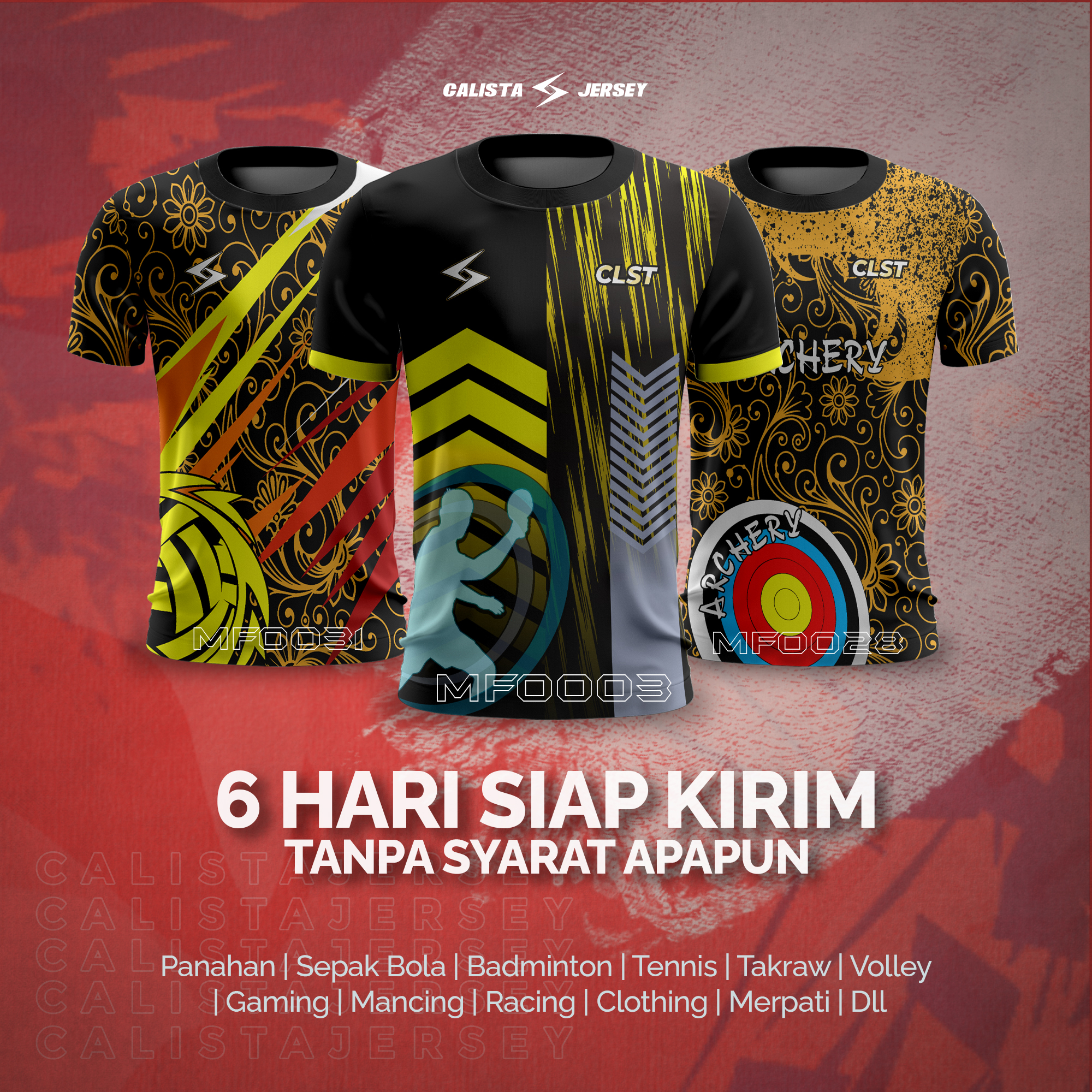 Calista Jersey Facebook ad: Saatnya kamu bikin Jersey sesuai versimu sendiri tanpa…