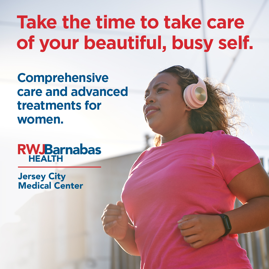 Jersey City Medical Center Facebook ad: Comprehensive Women's Care