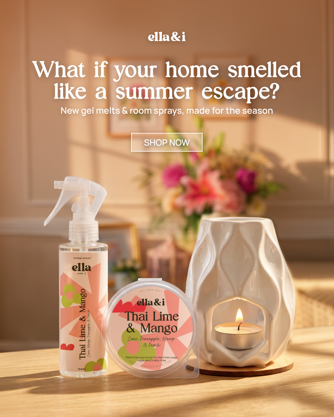 Ella & I Home Fragrance Facebook ad