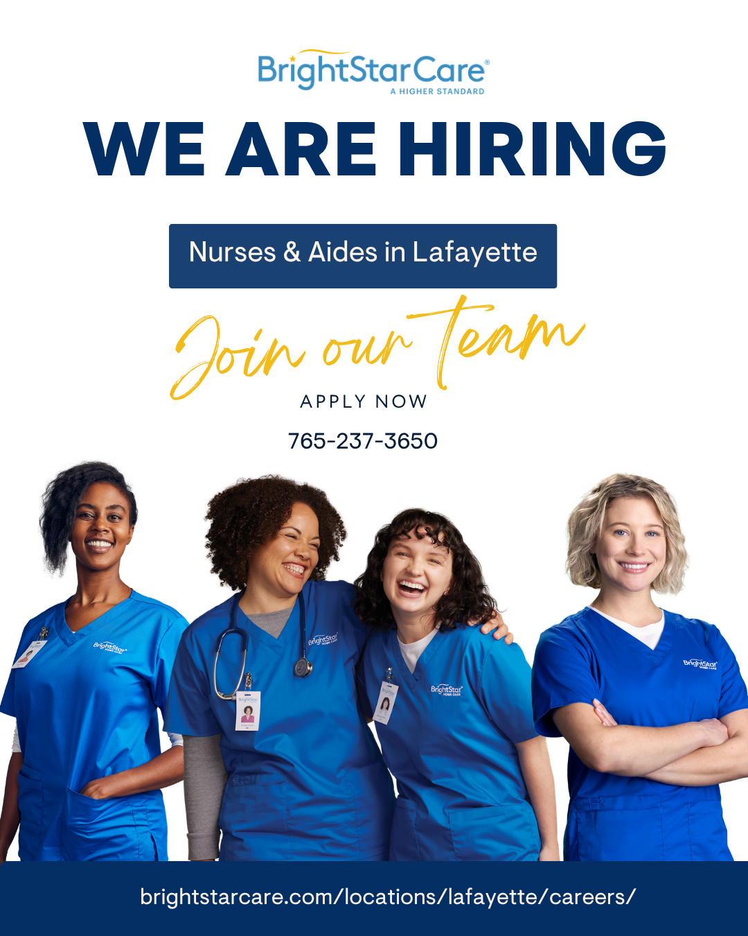 BrightStar Care Lafayette Facebook ad from Jul 9, 2026
