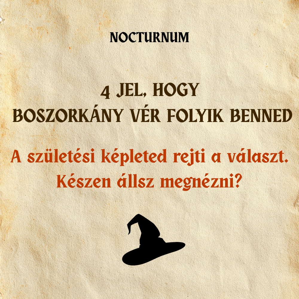 Nocturnum: Awaken the Witch Within Facebook ad: Milyen típusú boszorkány vagy?