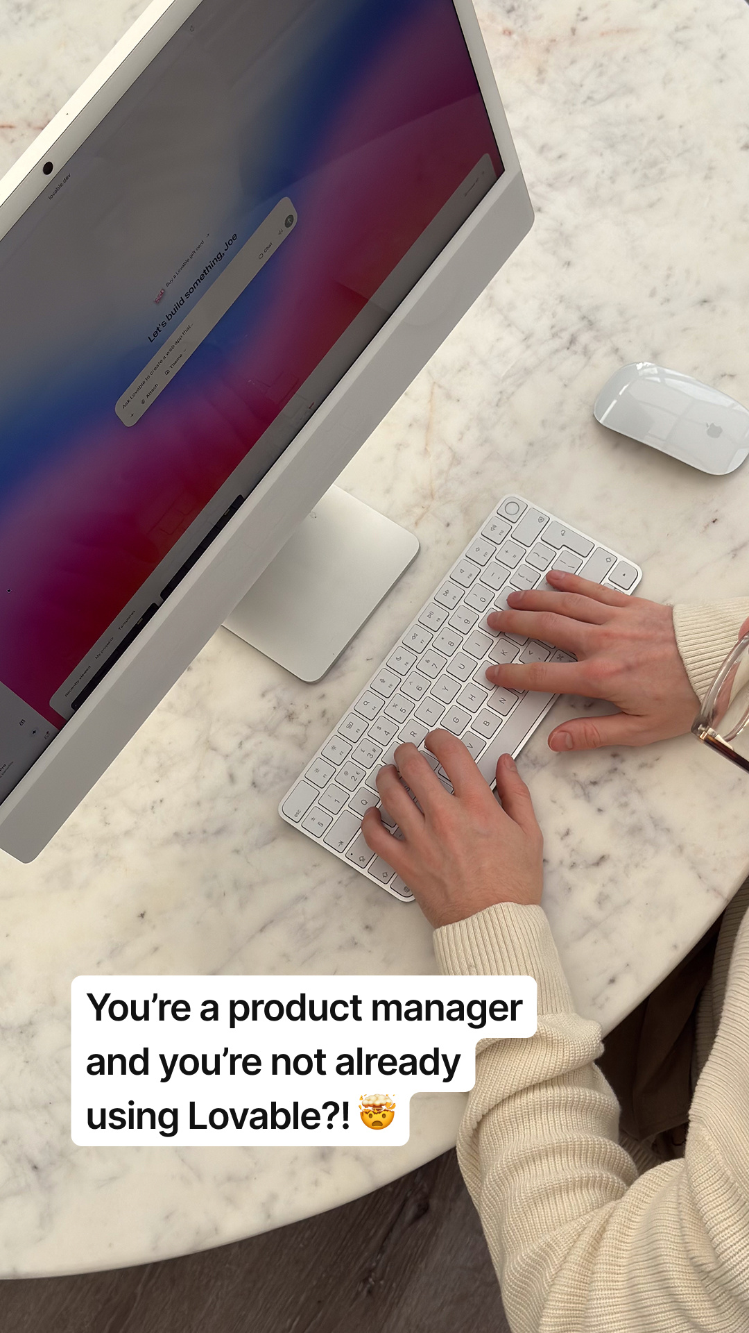 Lovable.dev Facebook ad