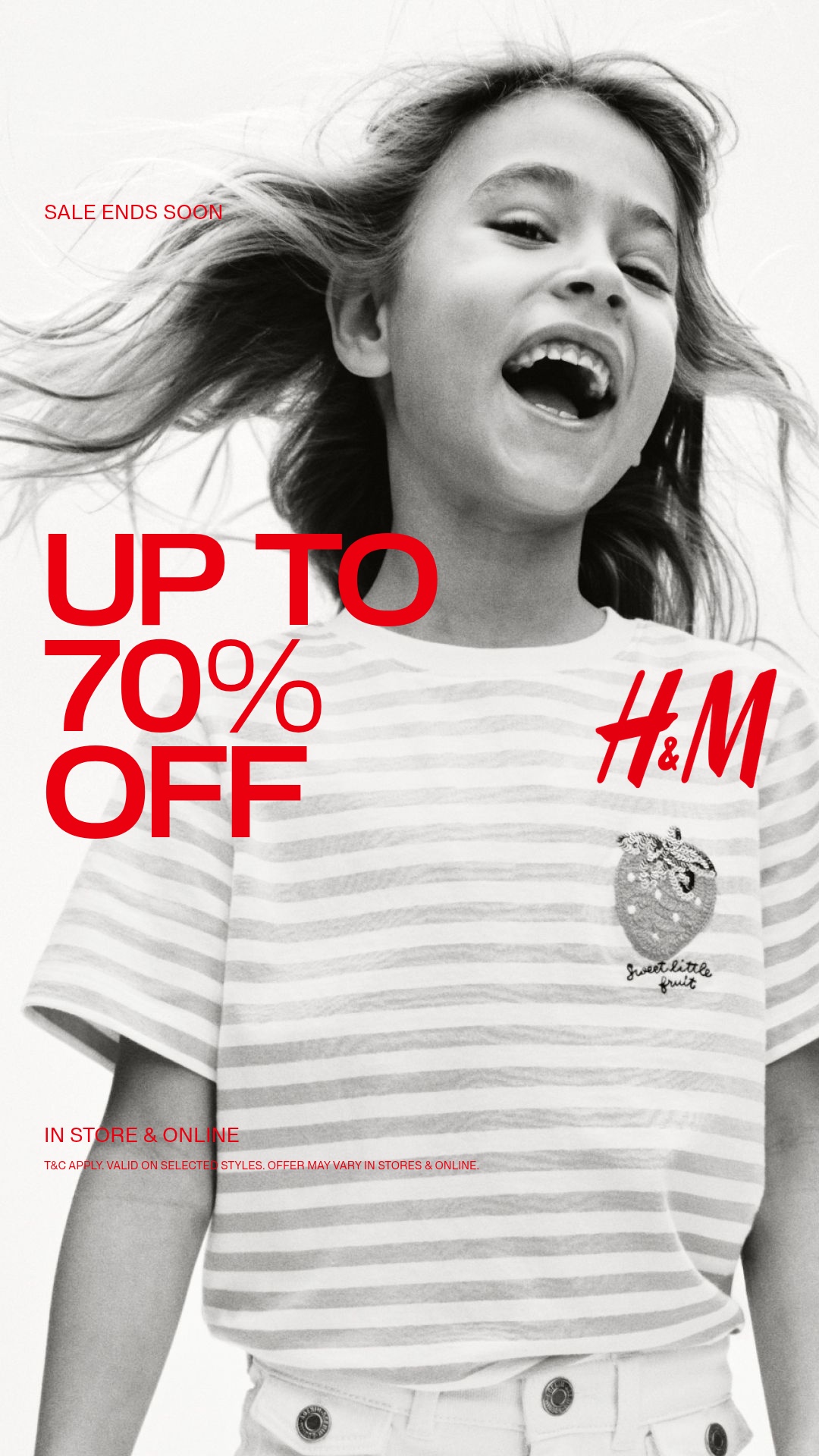 H&M Facebook ad