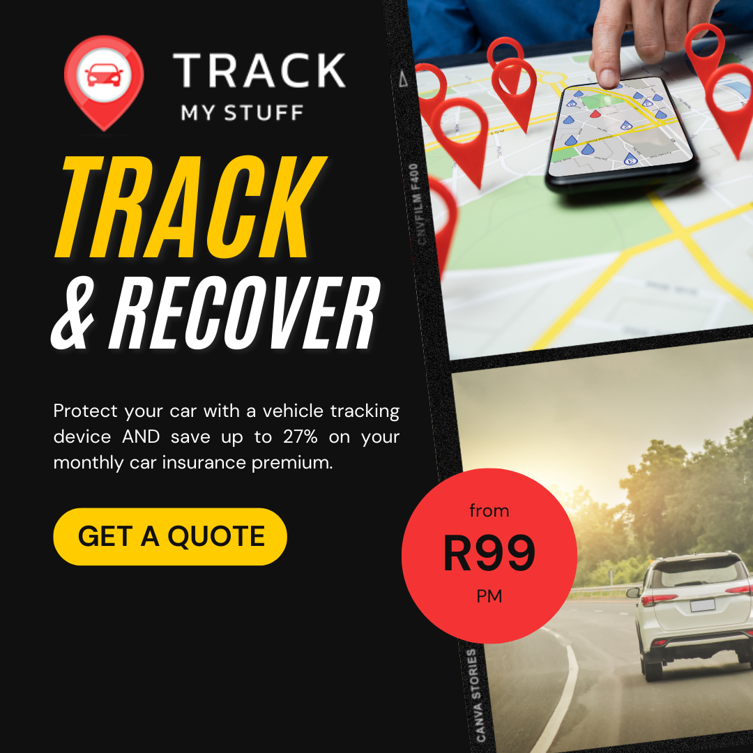 Track My Stuff Facebook ad: Track & Recover, Anytime, Anywhere!