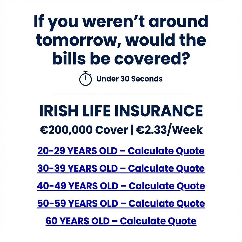LifeCompare.ie Facebook ad