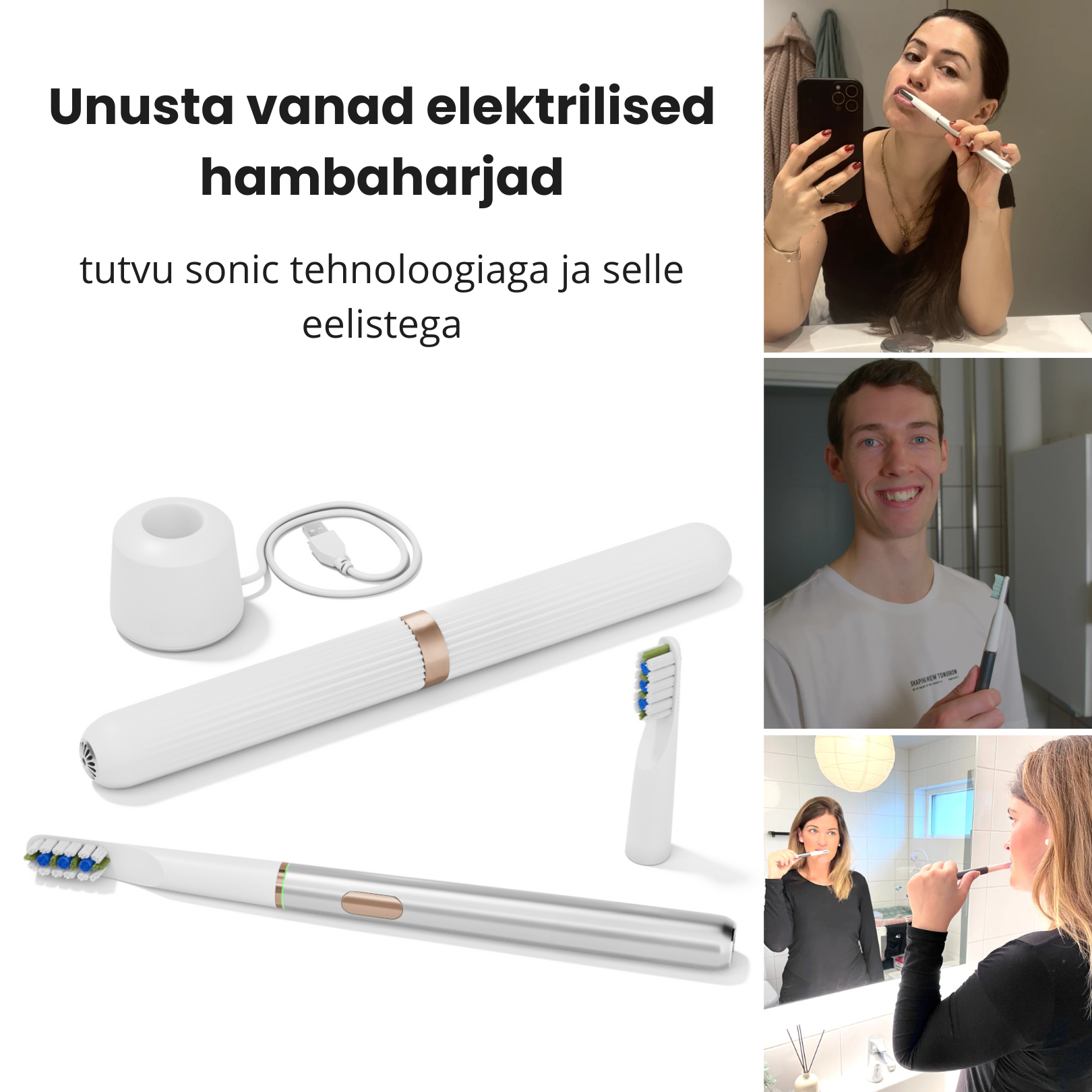 PureSmile Facebook ad: 30-päevane rahulolugarantii