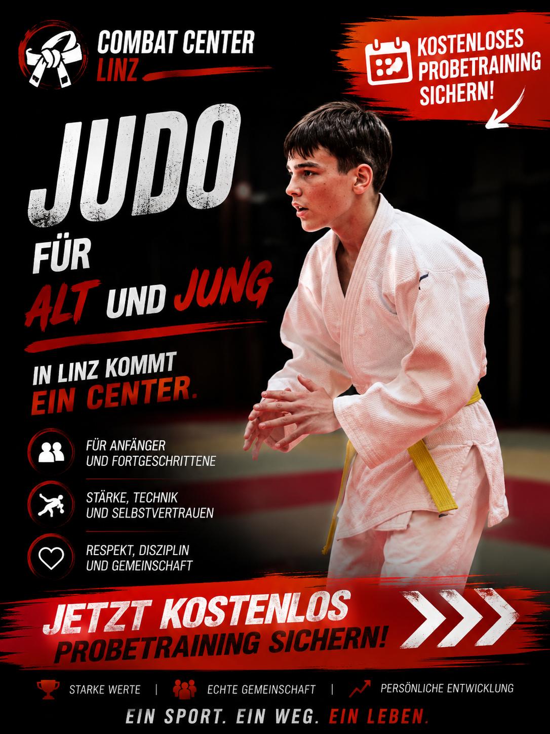 Borchashvili Combat Center Facebook ad: Kampfsport für Kinder, neu in Linz-Auwiesen