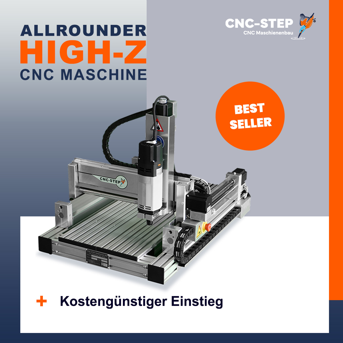 CNC-STEP GmbH & Co. KG Facebook ad: Präzision in jeder Dimension: Die High-Z…