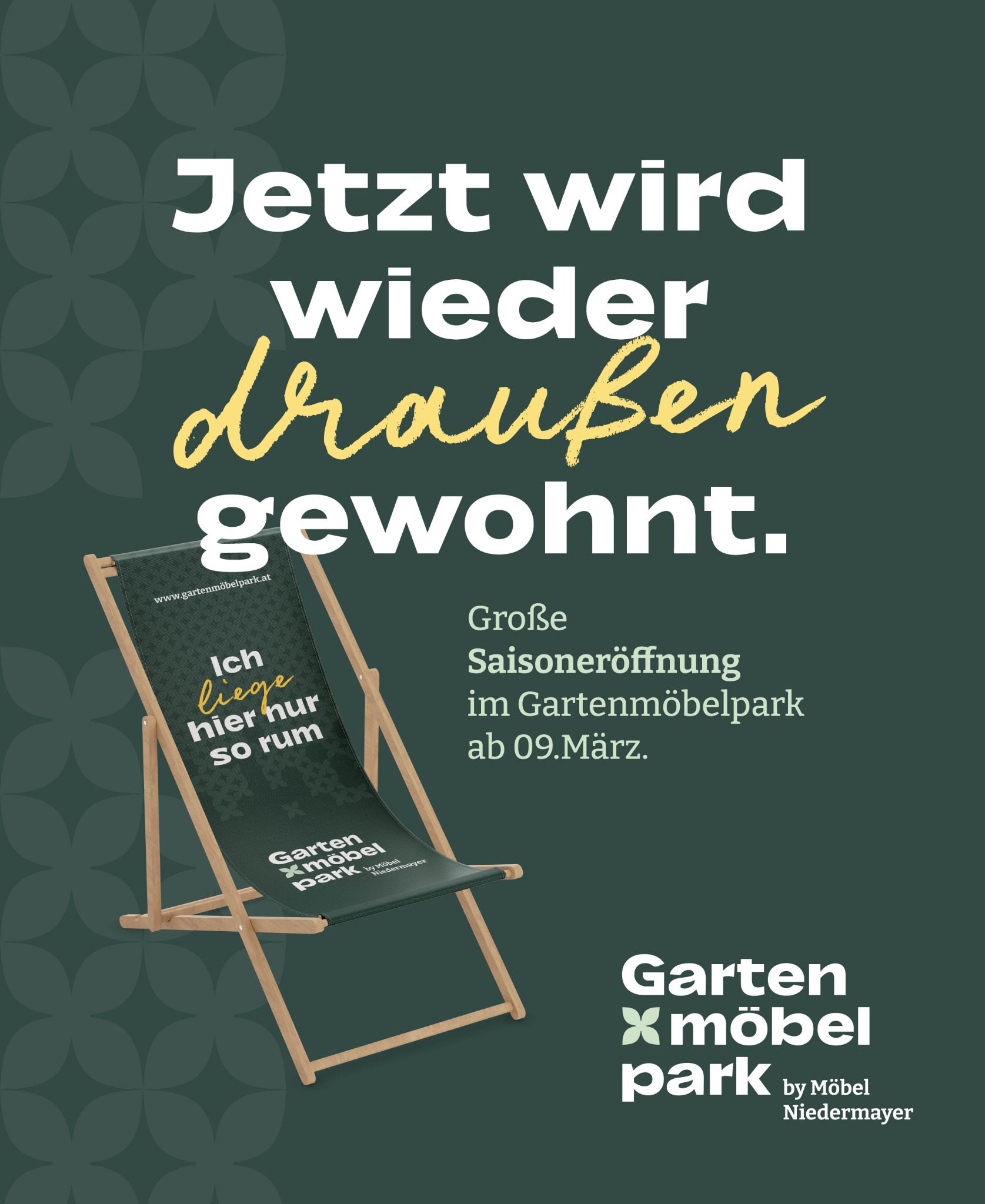 Gartenmoebelpark.at Facebook ad: SAISONSTART in Bergheim, Der größte Gartenmöbelpark im…