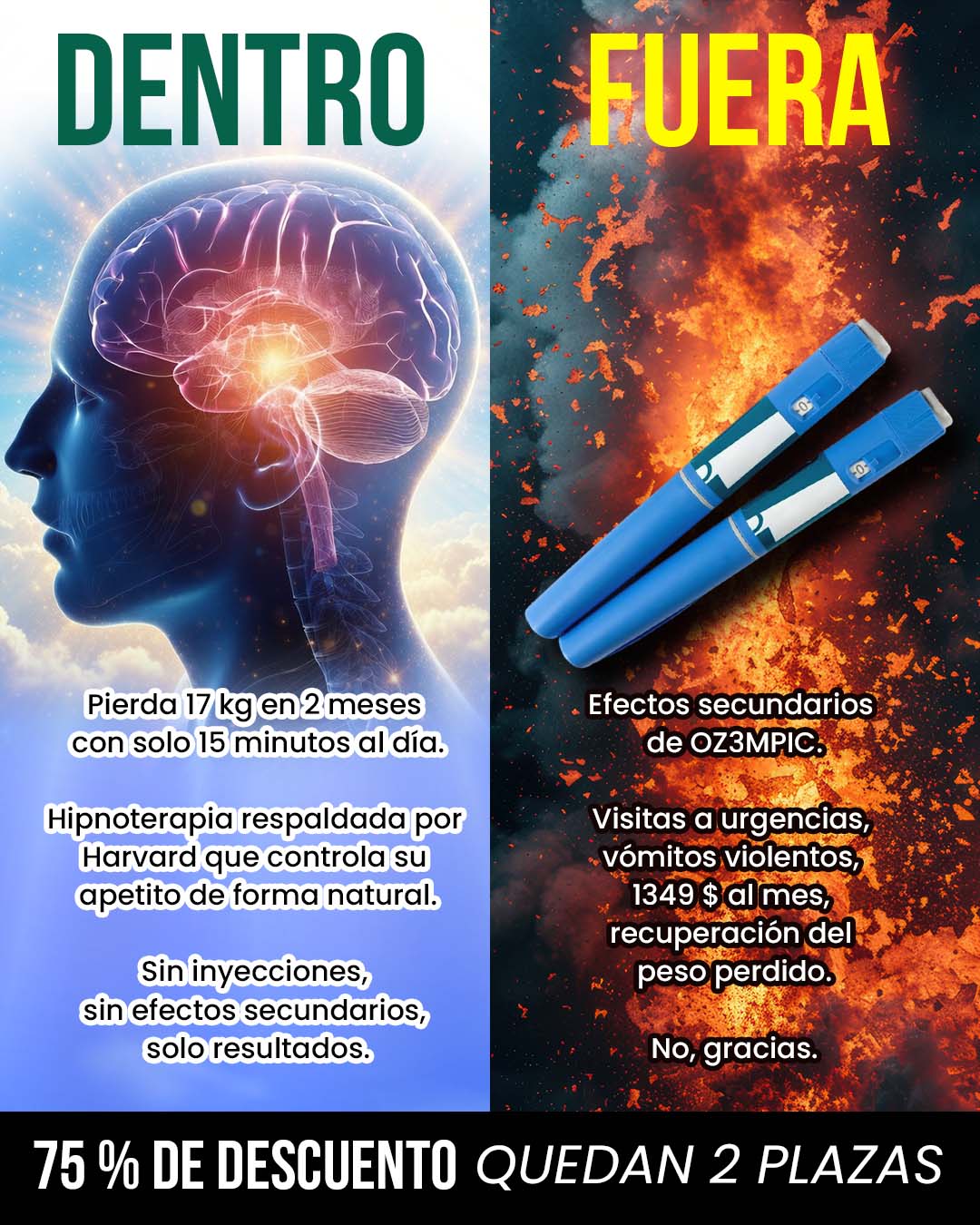 Hypnozio: power of hypnotherapy Facebook ad