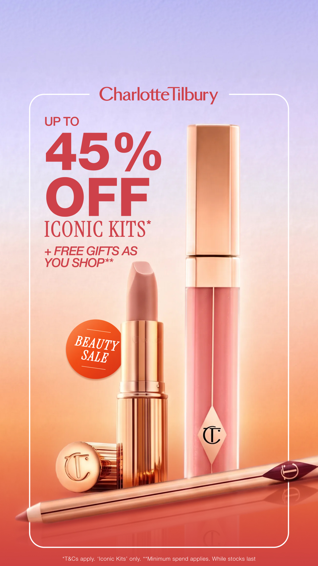 Charlotte Tilbury Facebook ad