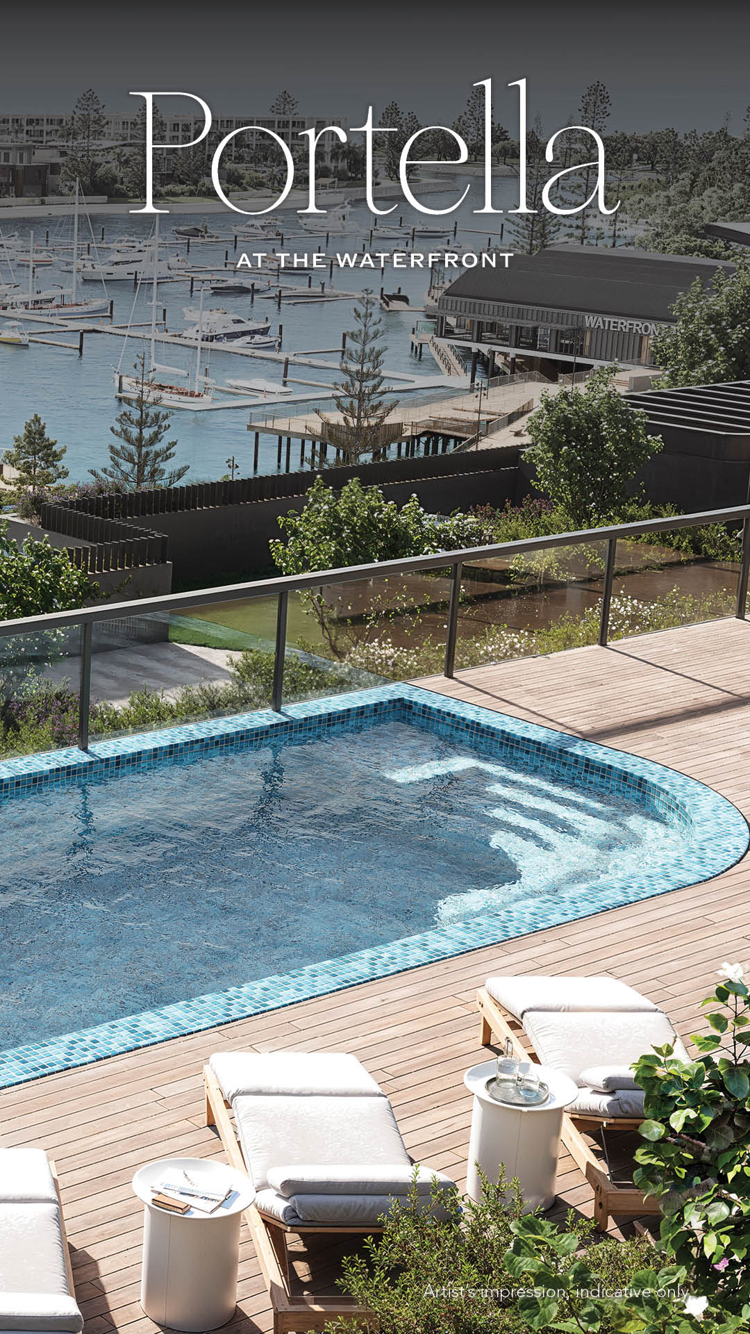 The Waterfront, Shell Cove Facebook ad from Dec 31, 2025