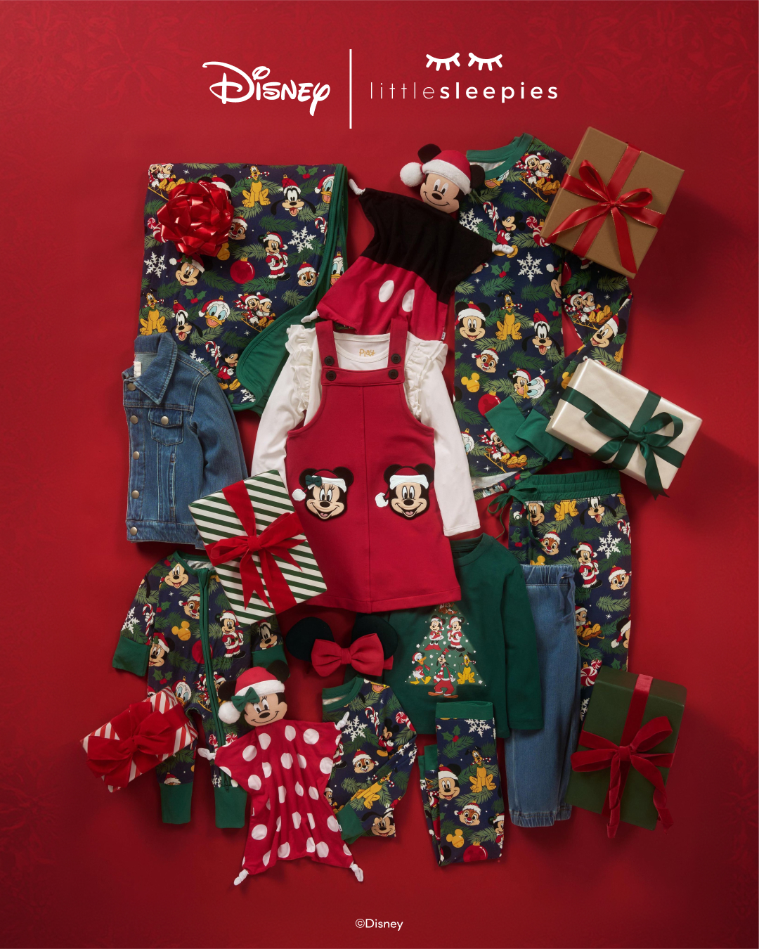 Little Sleepies Facebook ad: Trim the Tree in Festive Faves