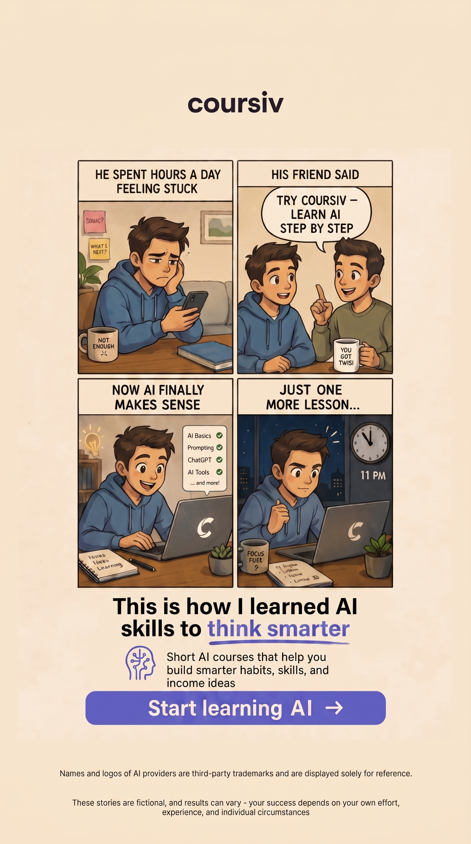 AI Made Simple Facebook ad