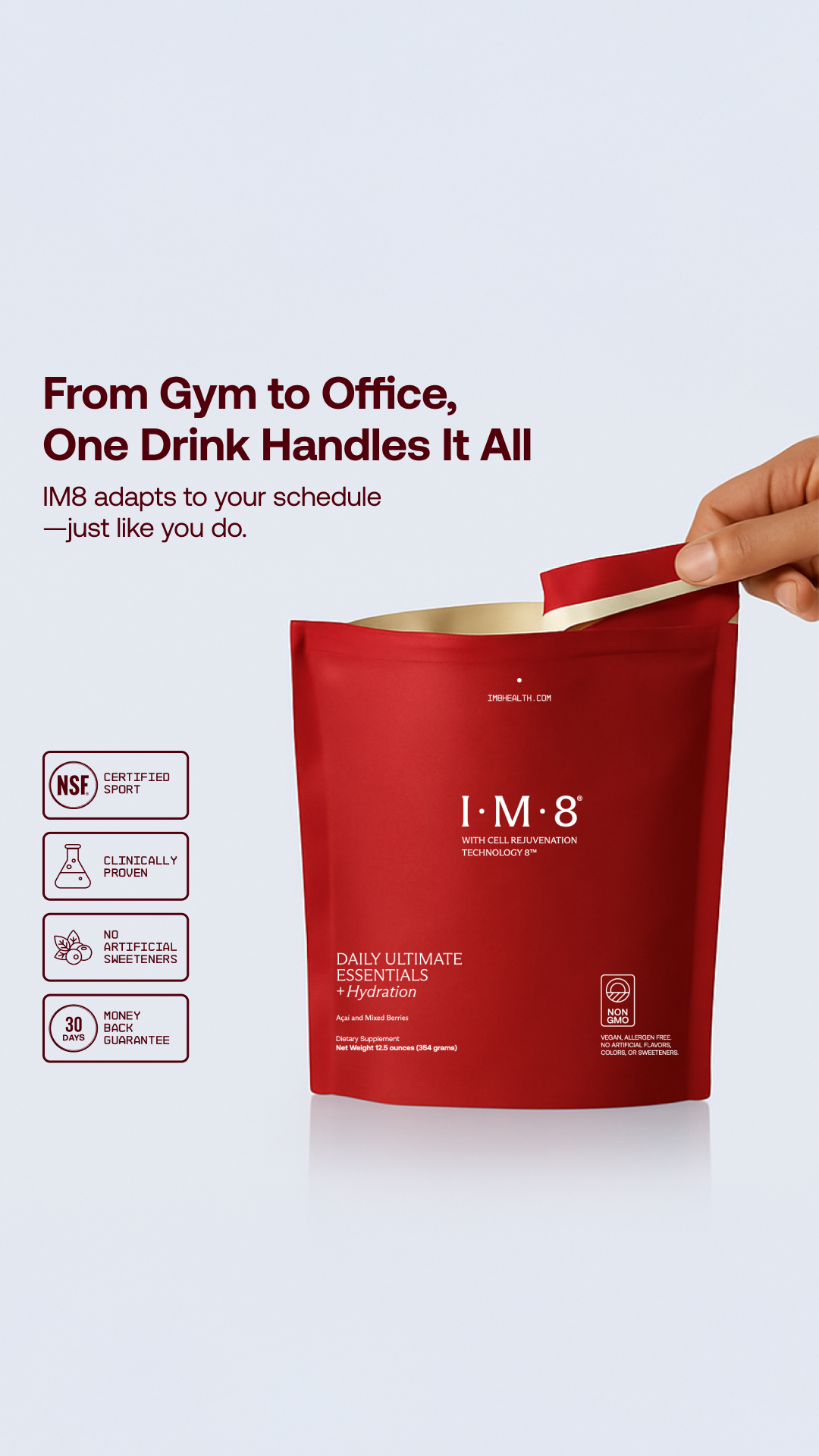 IM8 Health Global Facebook ad
