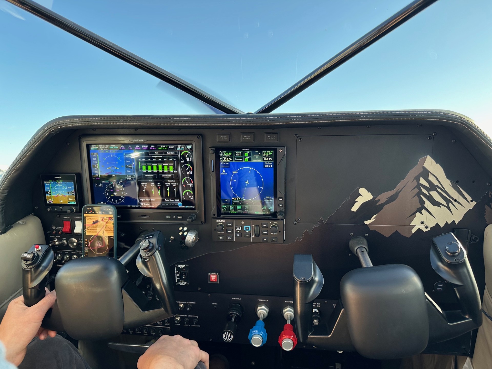 Avid Avionics Facebook ad: Experience Precision with Avid Avionics