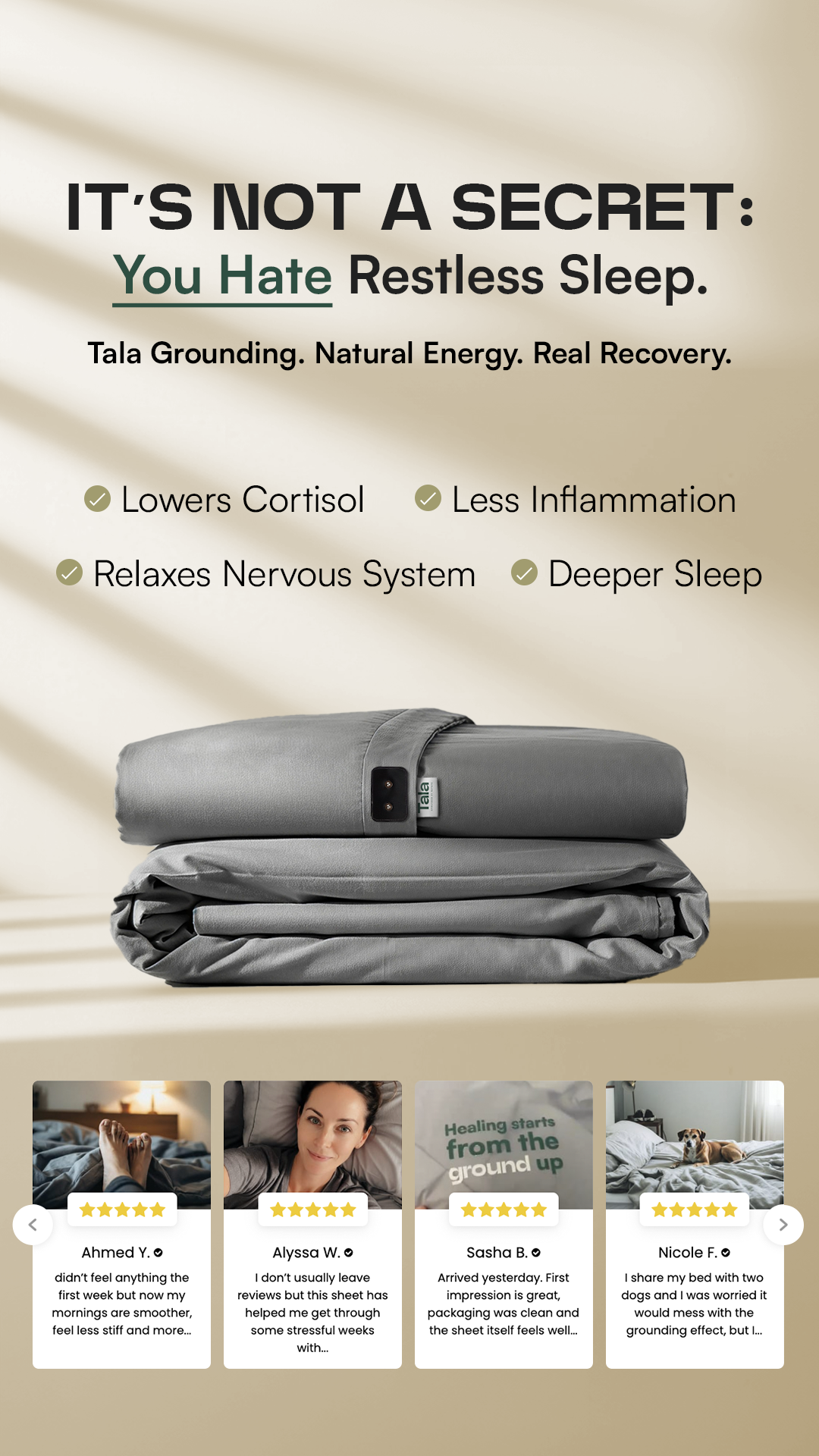 Tala Grounding Facebook ad