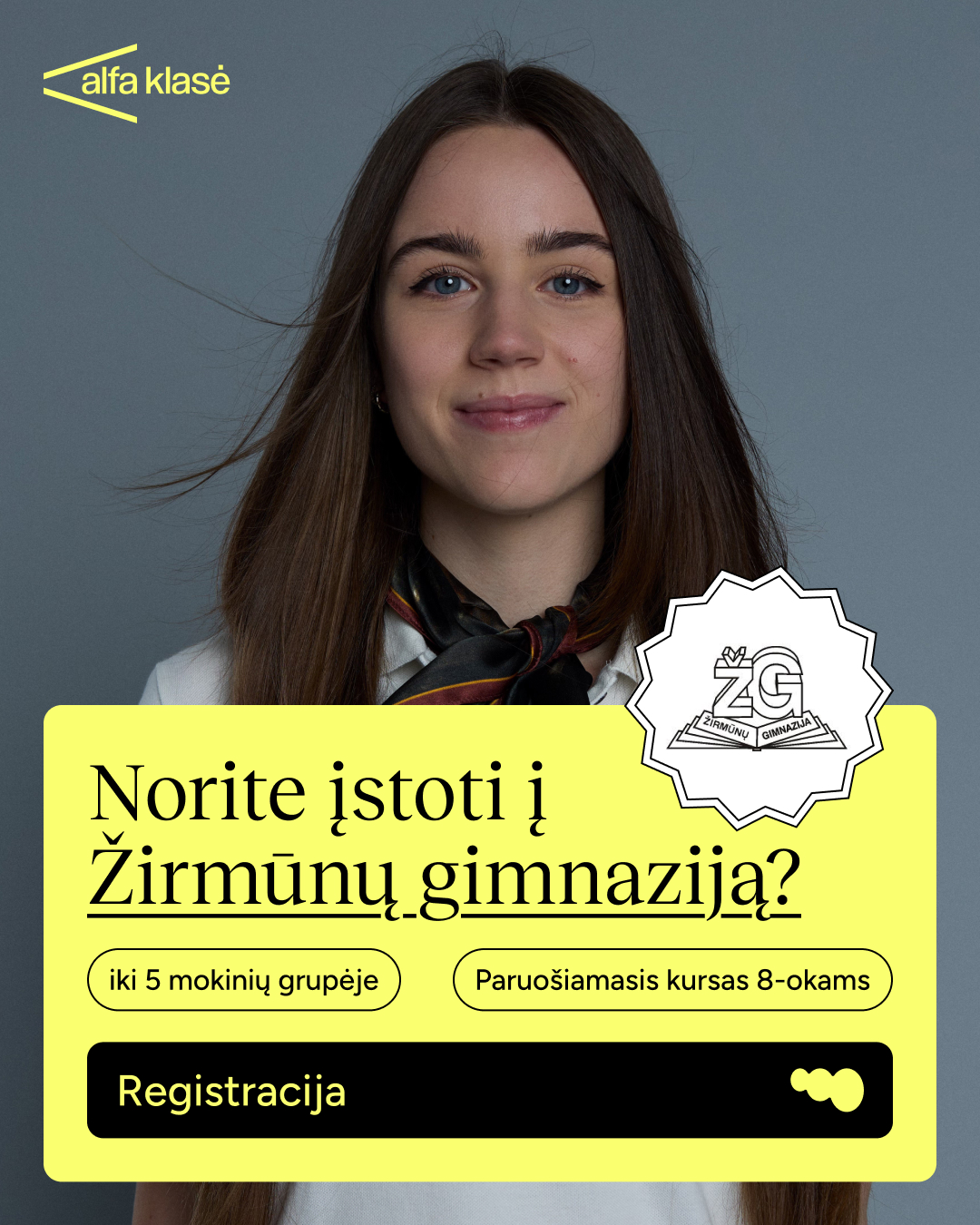 Alfa Klasė Facebook ad