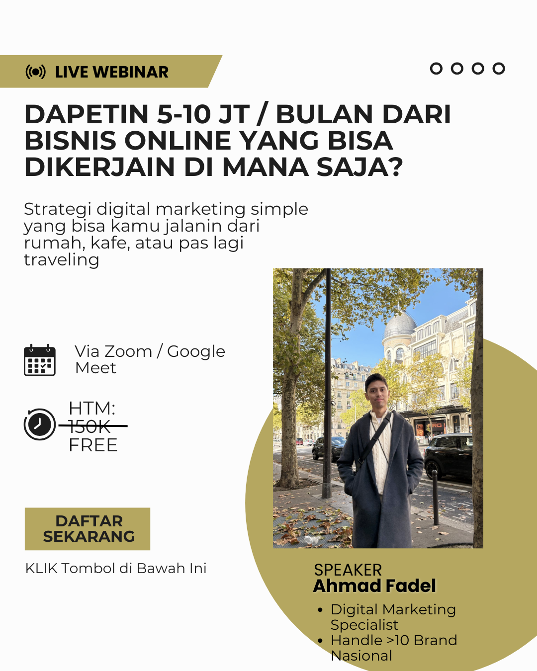 Digital Marketing by Ahmad Fadel Facebook ad
