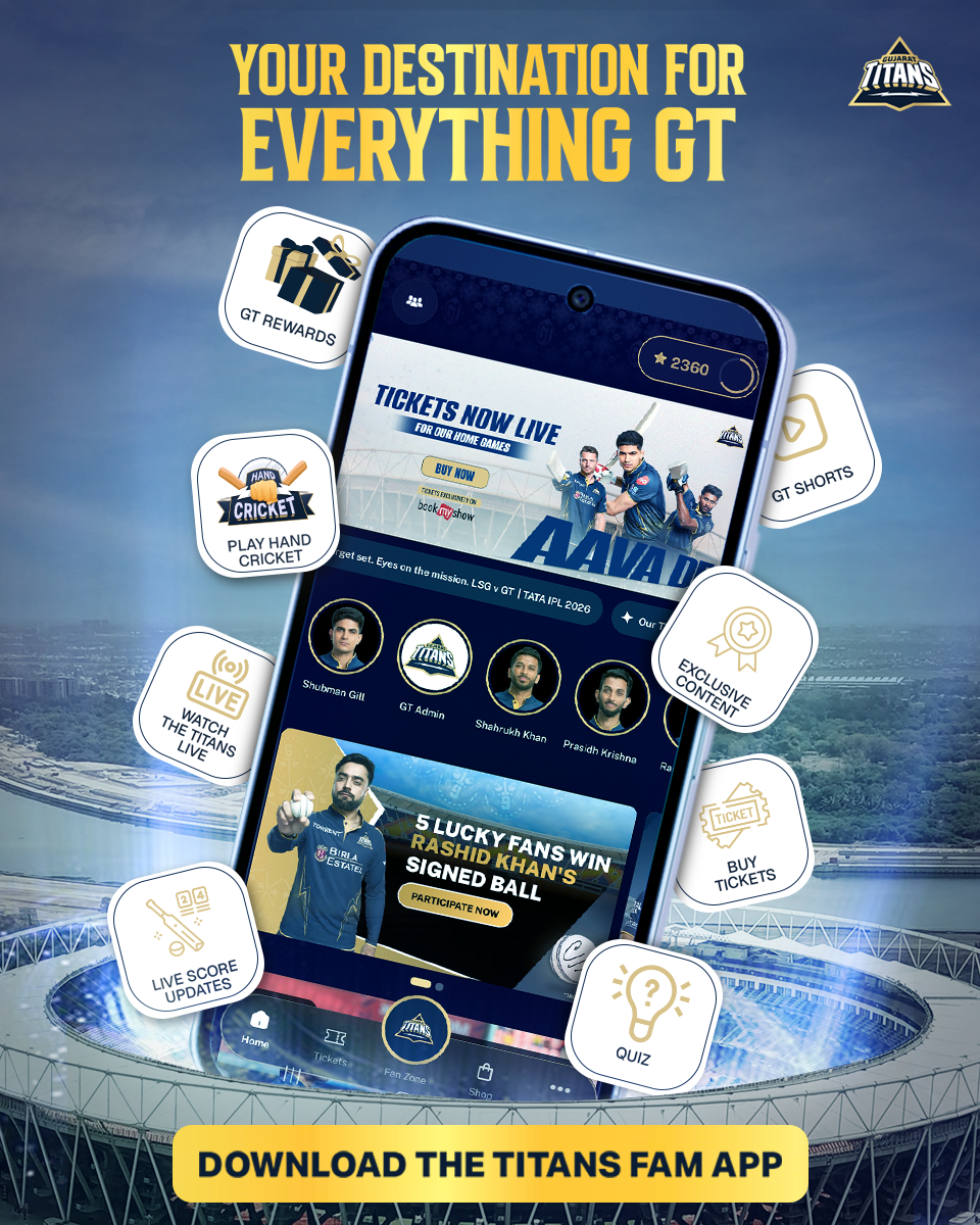 Gujarat Titans Facebook ad from Apr 16, 2026