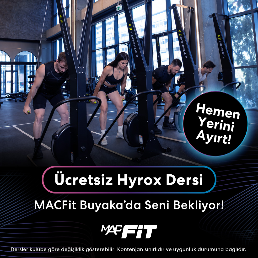 MACFit Facebook ad: HYROX'u Ücretsiz Dene