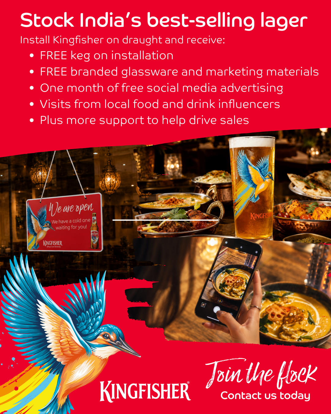 Kingfisher Beer UK Facebook ad
