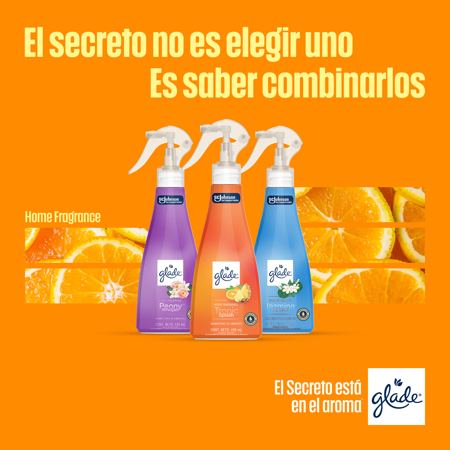 Glade Chile Facebook ad: El secreto está en el aroma