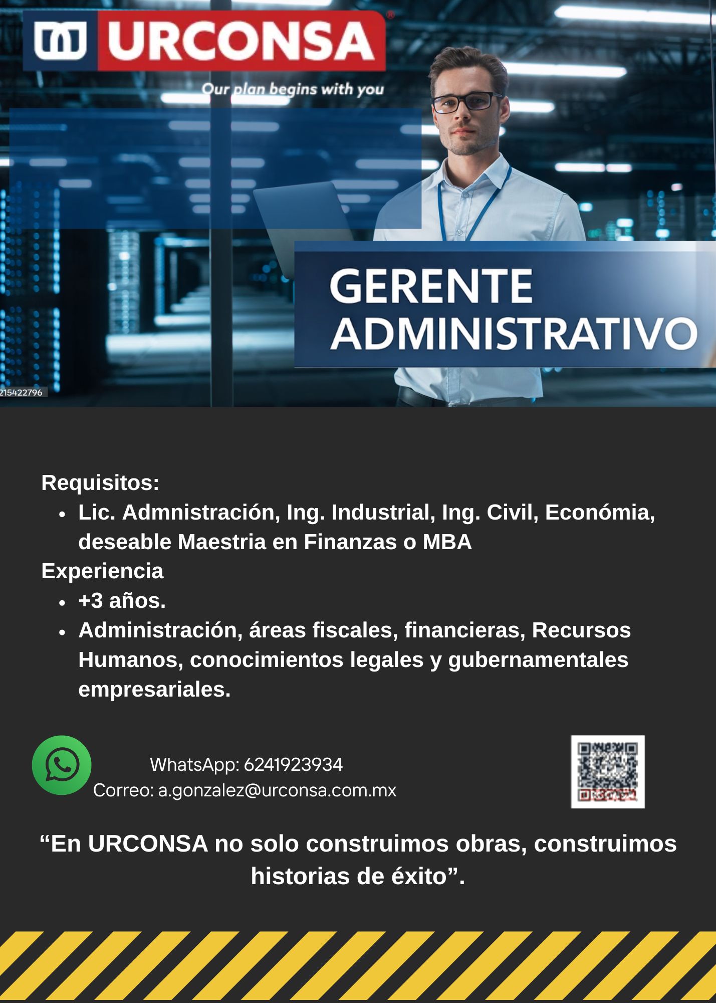 Talento Urconsa Facebook ad: En URCONSA llevamos más de 24 años construyendo…