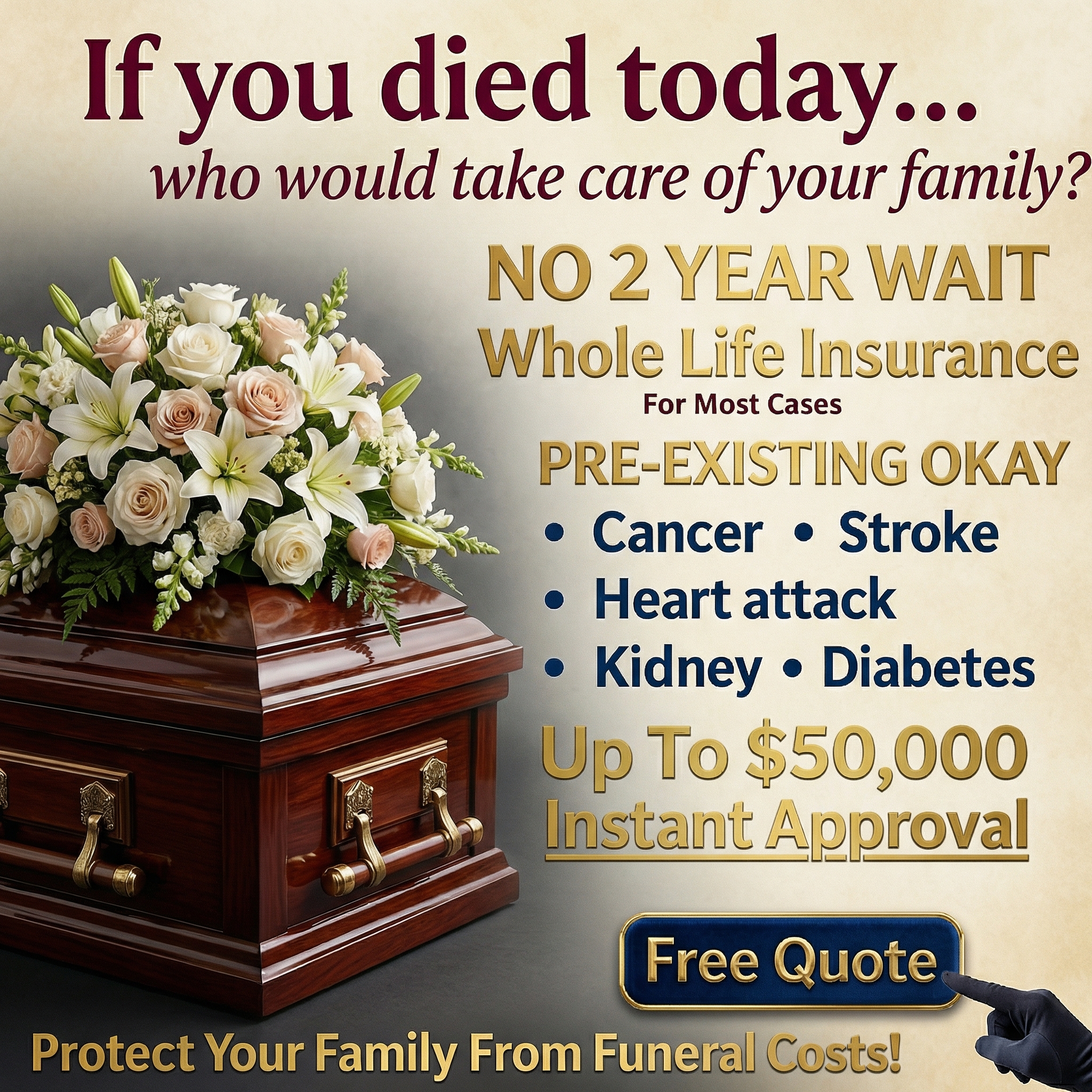 Kara Tripoli - GFY Facebook ad: Don’t Leave Funeral Bills Behind