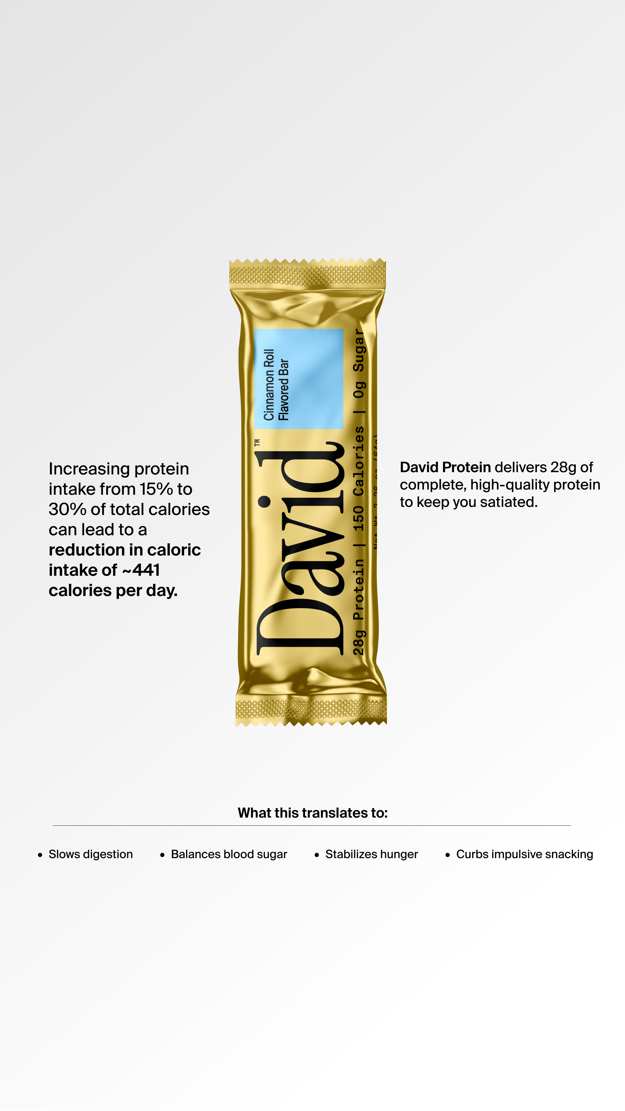David Protein Facebook ad