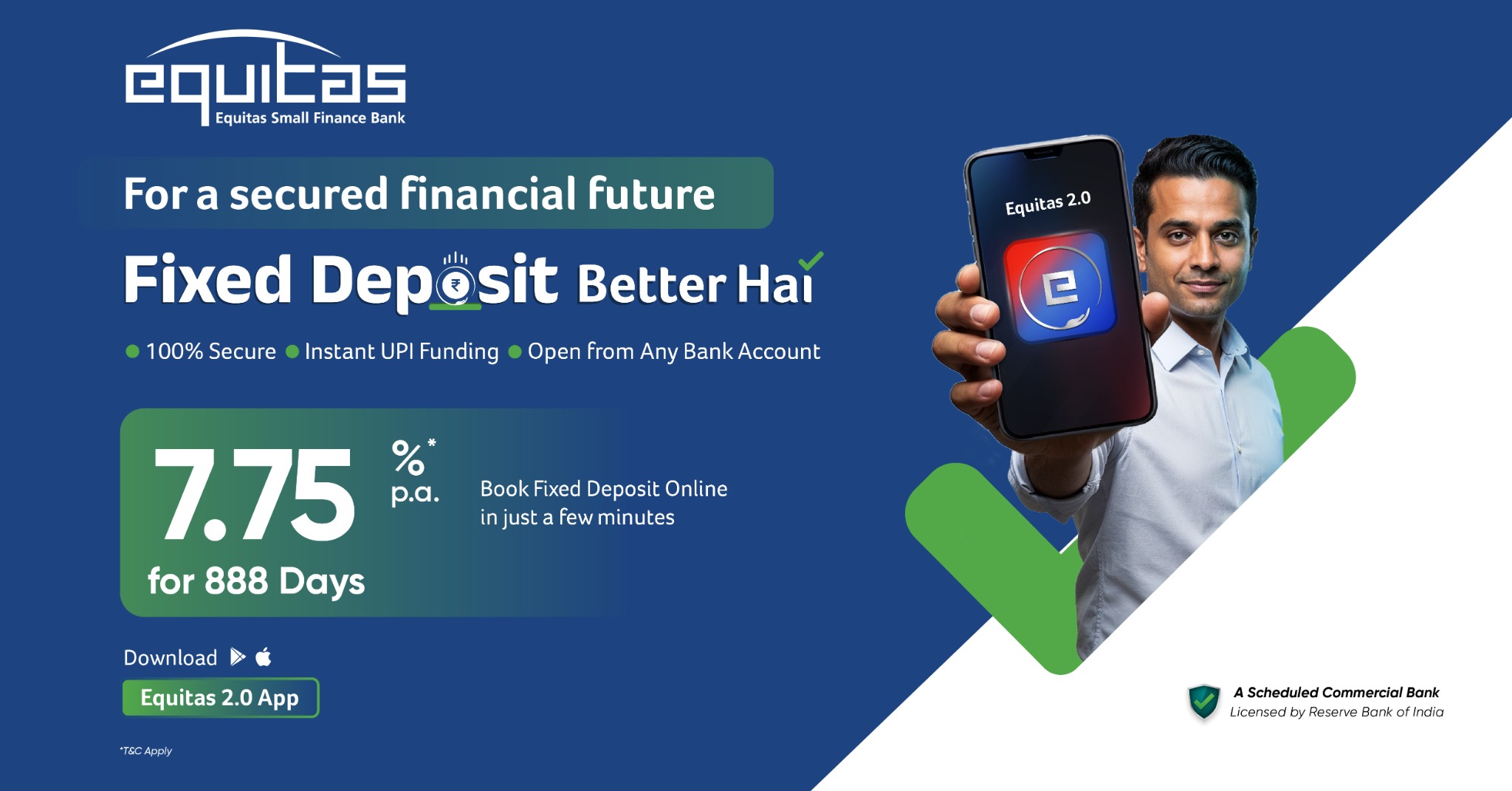 Equitas Small Finance Bank Facebook ad