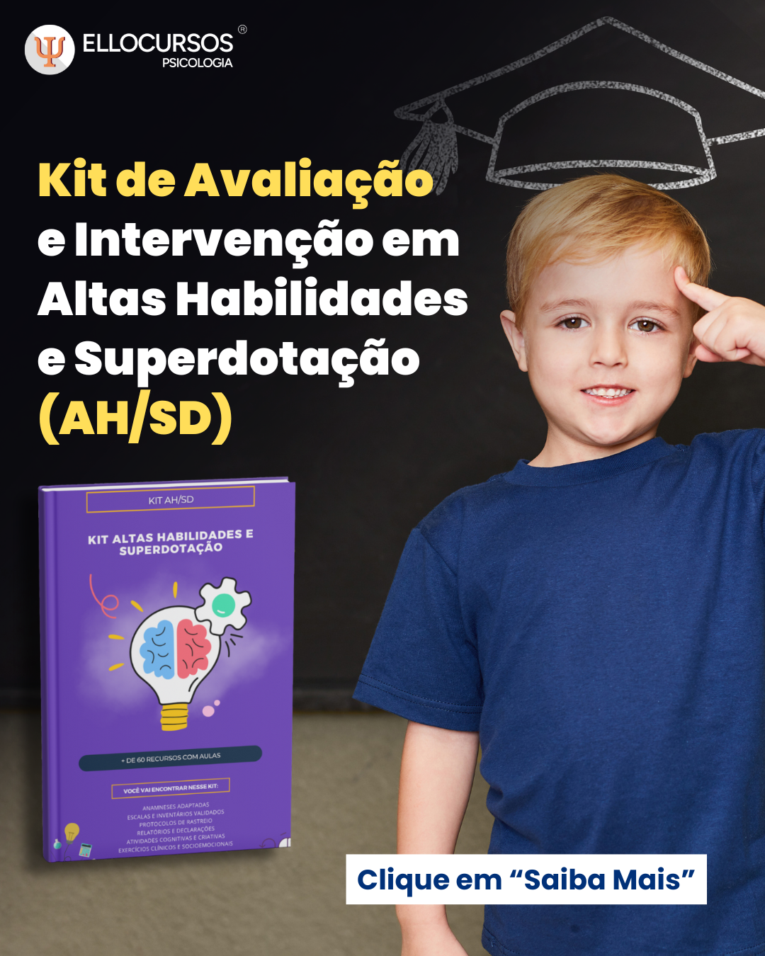 ElloCursos Psicologia Facebook ad