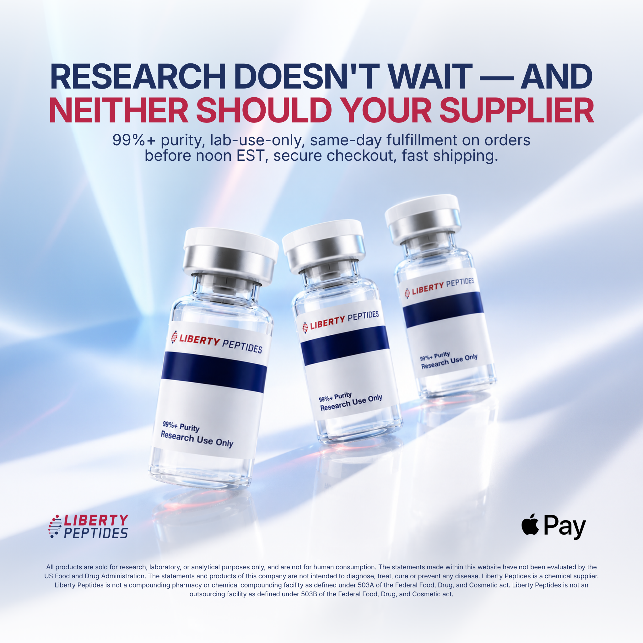 Liberty Research Facebook ad: Precision You Can Trust
