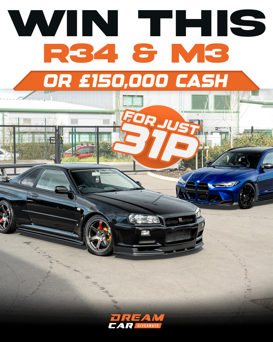 Dream Car Giveaways Facebook ad