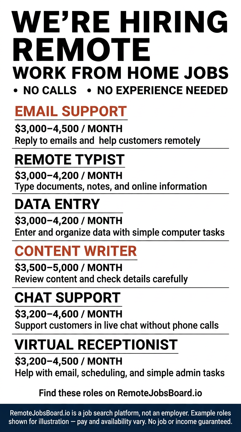 Remote Jobs Board - Work From Anywhere Facebook ad