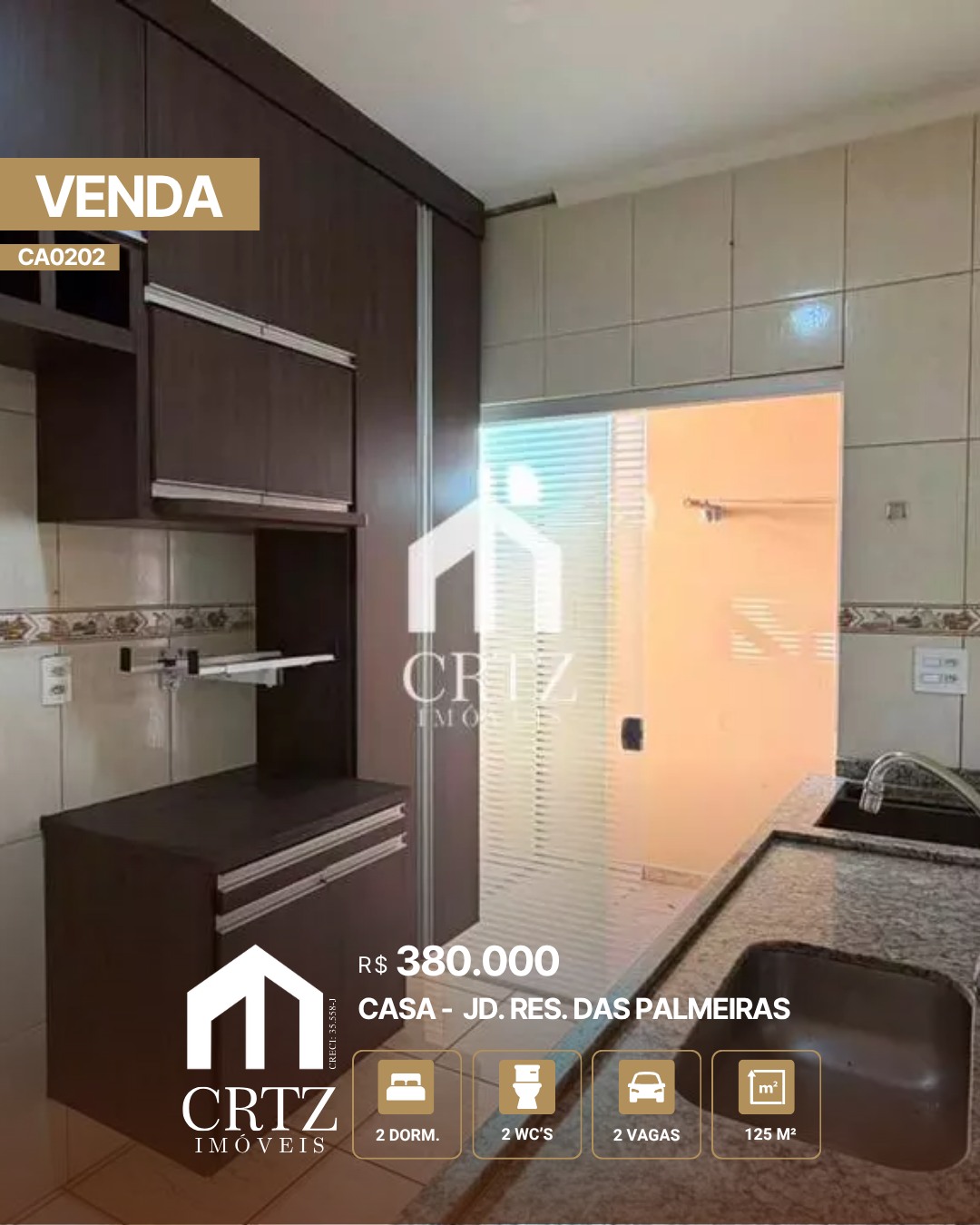 CRTZ Imóveis Facebook ad: Jardim Residencial das Palmeiras - Rio Claro/SP